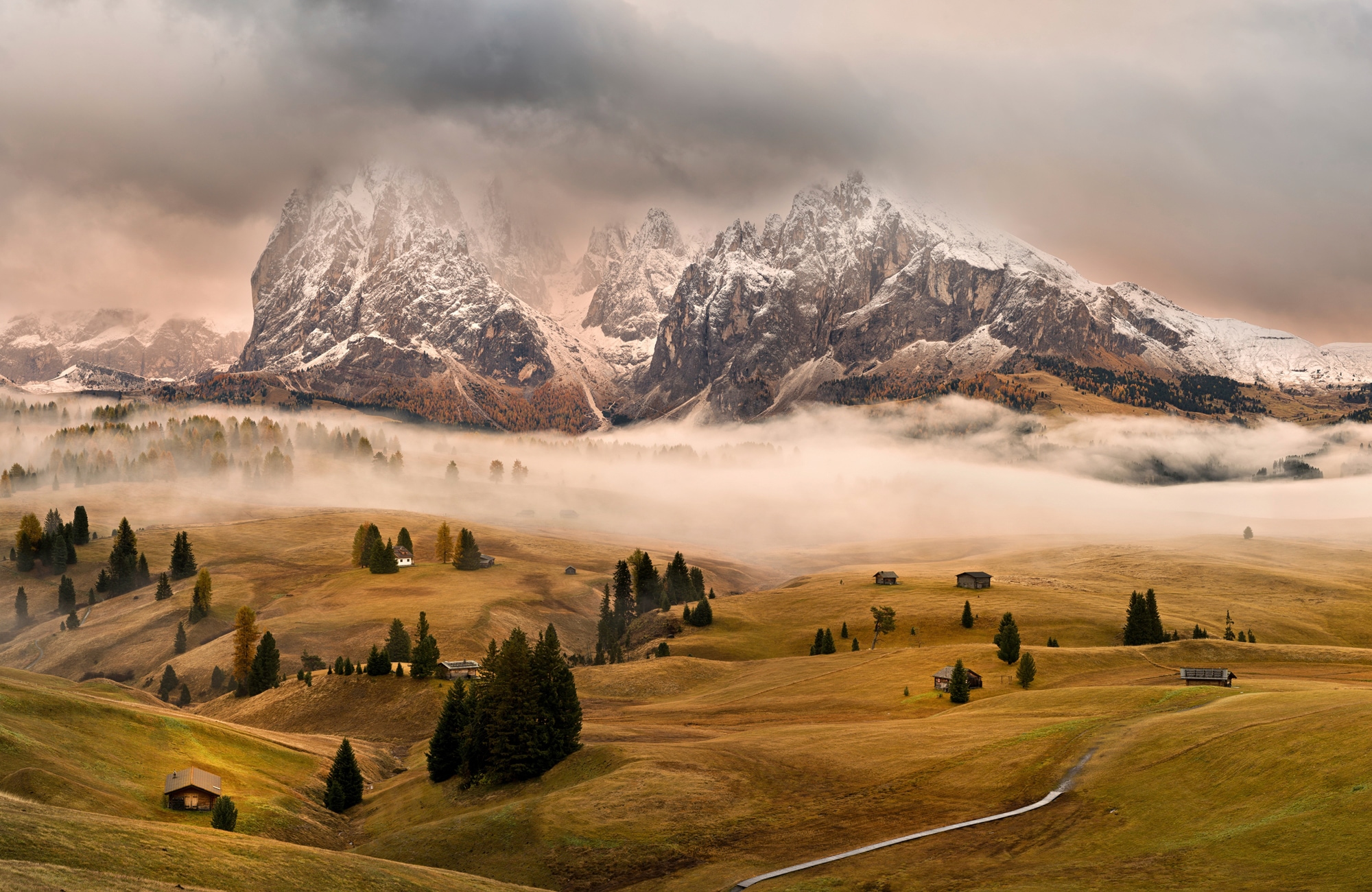 Papermoon Fototapete "Photo-Art MARIAN KURIC EP, DOLOMITEN MYTHEN" günstig online kaufen