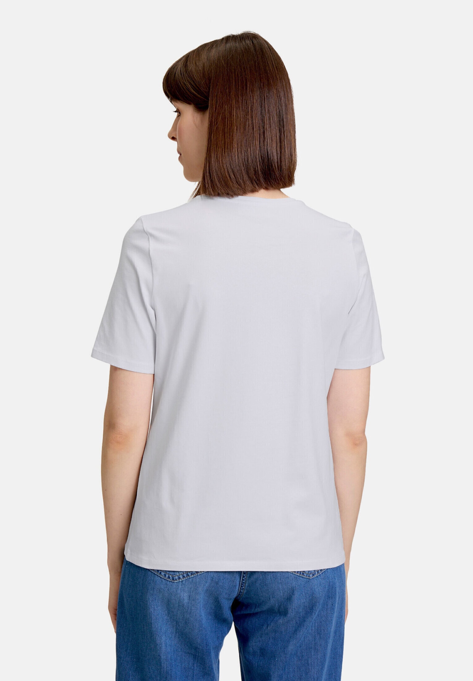 Betty Barclay Kurzarmshirt »Damen mit Aufdruck« 1 Stk. Glitzersteine