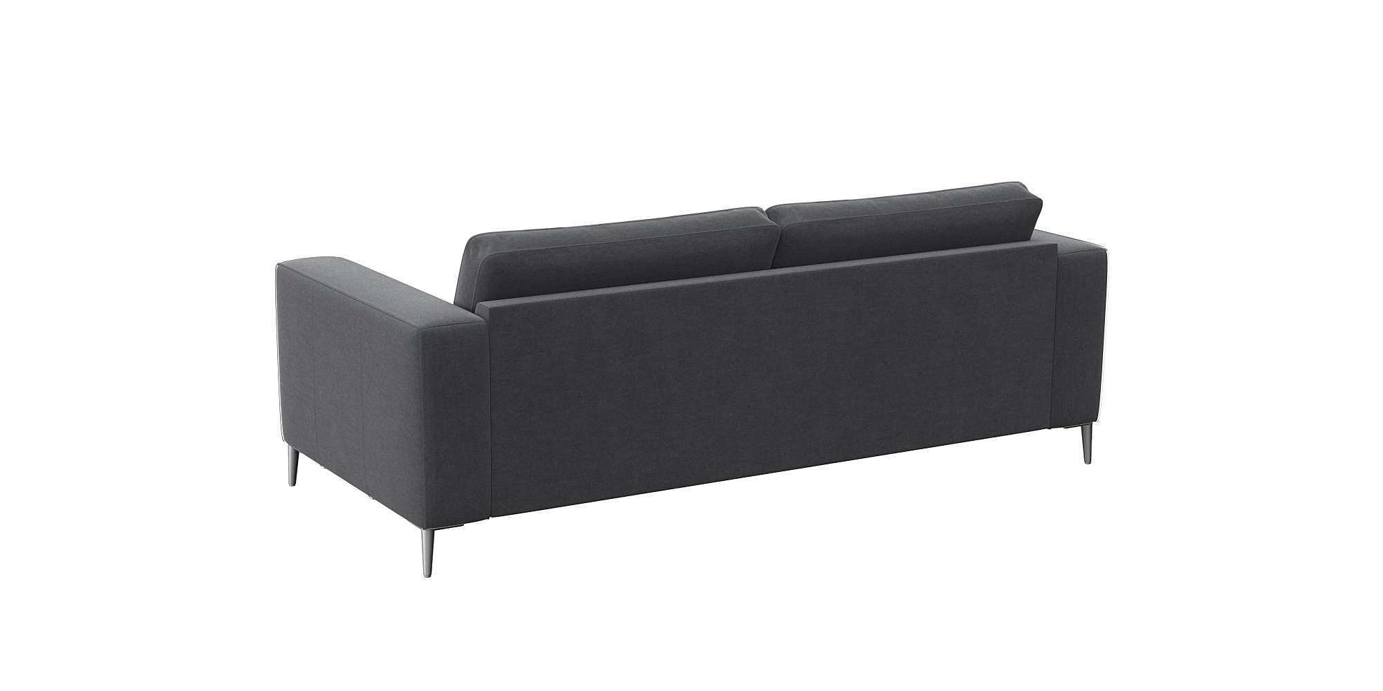 FLEXLUX 2,5-Sitzer »Fiore, super Sitzkomfort durch Kaltschaum im Sitz,«, breite Armlehnen, Füße Alu