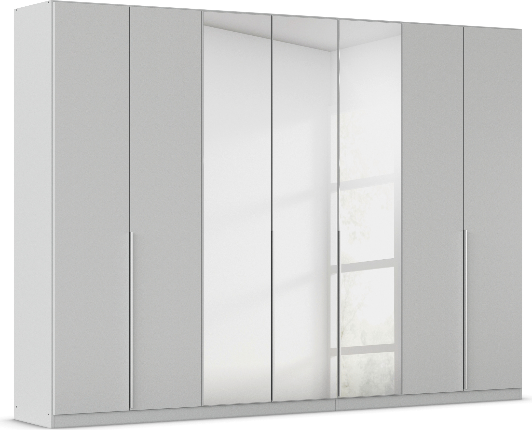 OTTO home Drehtürenschrank "Kleiderschrank Schrank Garderobe AGORDO mit Dekor- oder Hochglanzfront" in zwei Griff-Farben, Breiten 91-405 cm, durchdachte Innenausstattung, in 8 Breiten und 2 Höhen MADE IN GERMANY