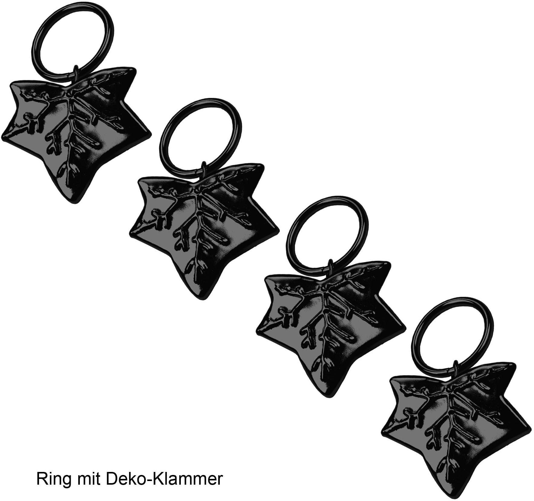 Liedeco Gardinenring "Blatt" für Gardinenstangen Ø 16 mm günstig online kaufen