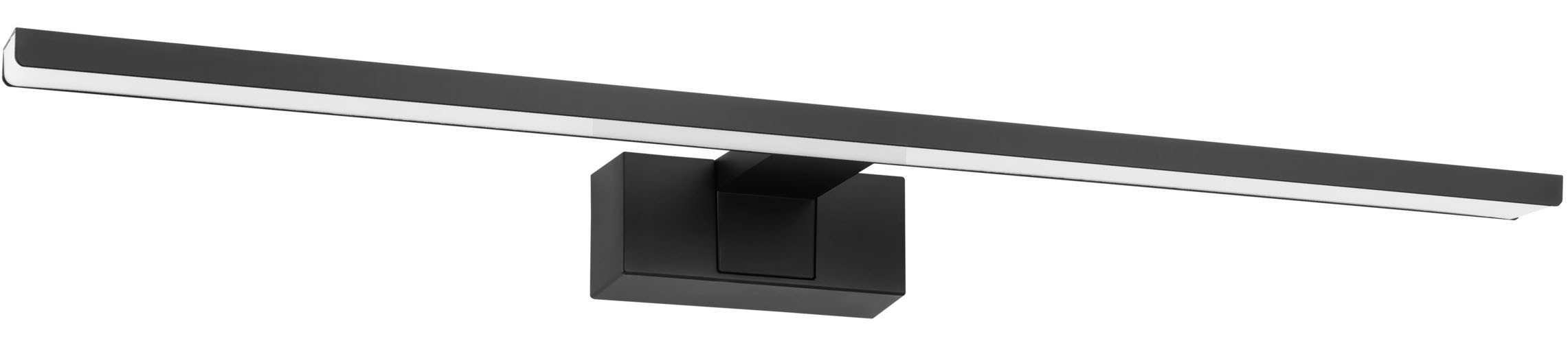 EGLO Spiegelleuchte "CONETTILLA Spiegellampe - Alu - LED - 10W - IP44", 1, H: 5cm, 1 Stk.schwarz, Badezimmer, Leuchten, Wandlampe, Badezimmerlampe,