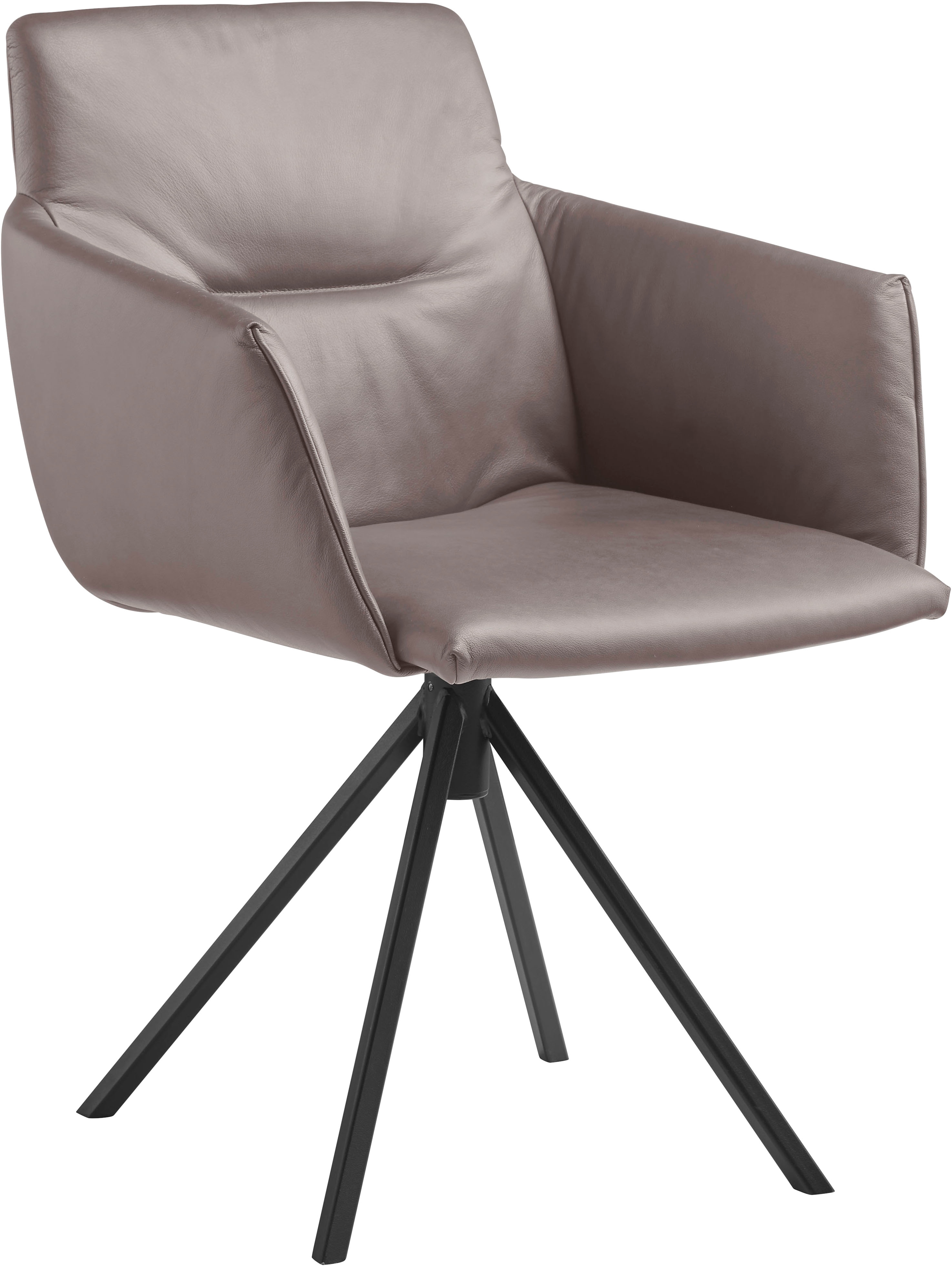 Musterring Polsterstuhl "JustB SP500" () 1 Stk.mit Armlehne, wahlweise mit Drehfunktion, Stativgestell in schwarz