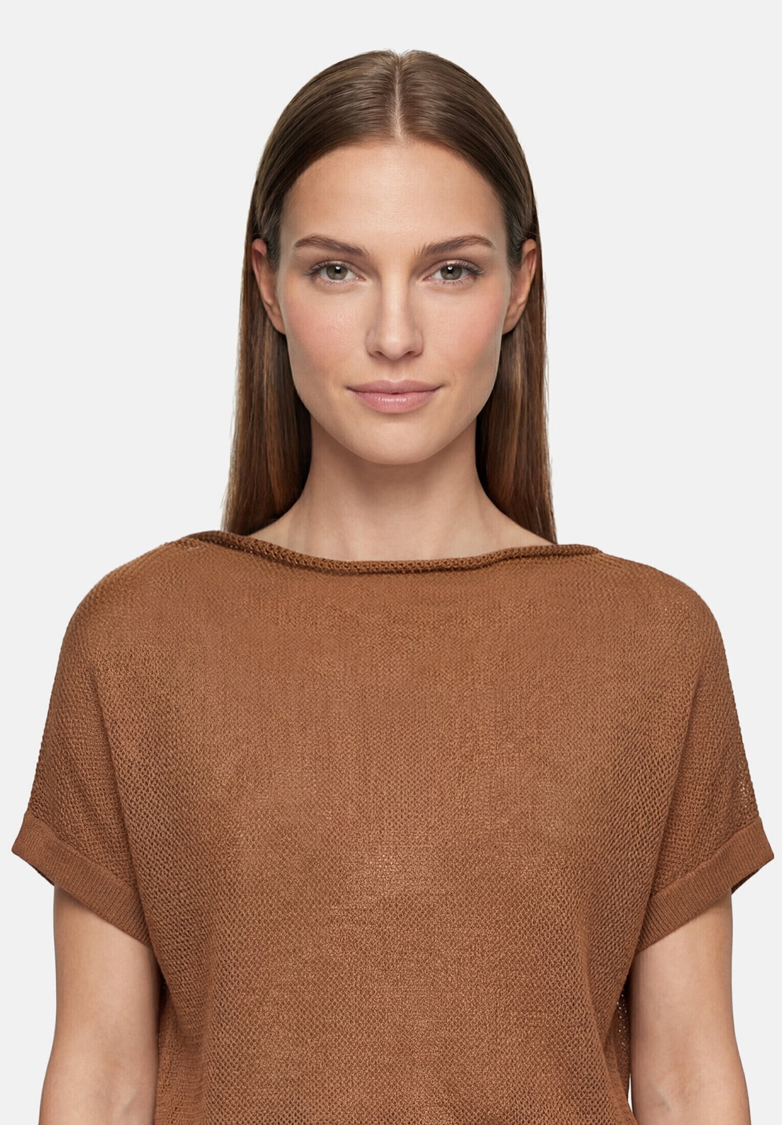 Betty Barclay Stricktop »Damen mit Wasserfallausschnitt«