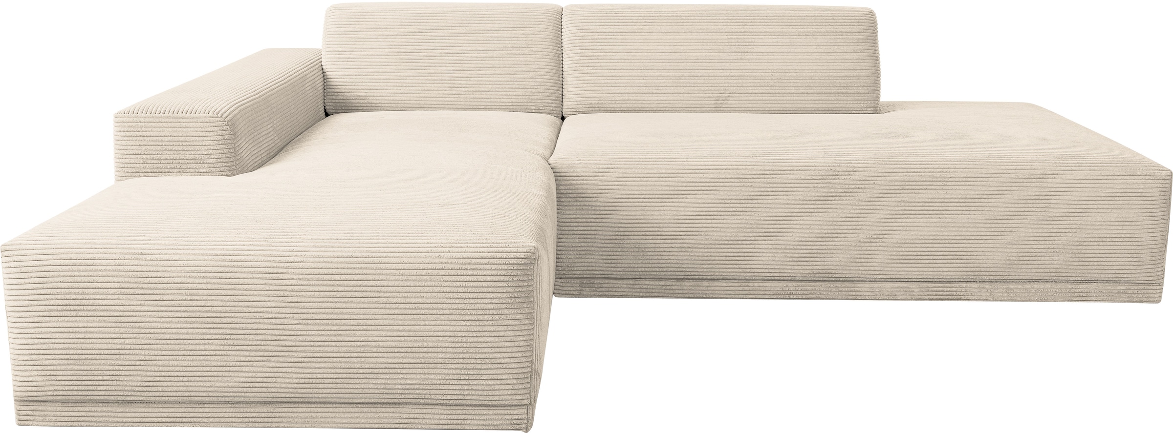WERK2 Ecksofa »Apollo puristisches Design, Japandi Design, Cord, viel Platz, bequem« Cord, L-Form
