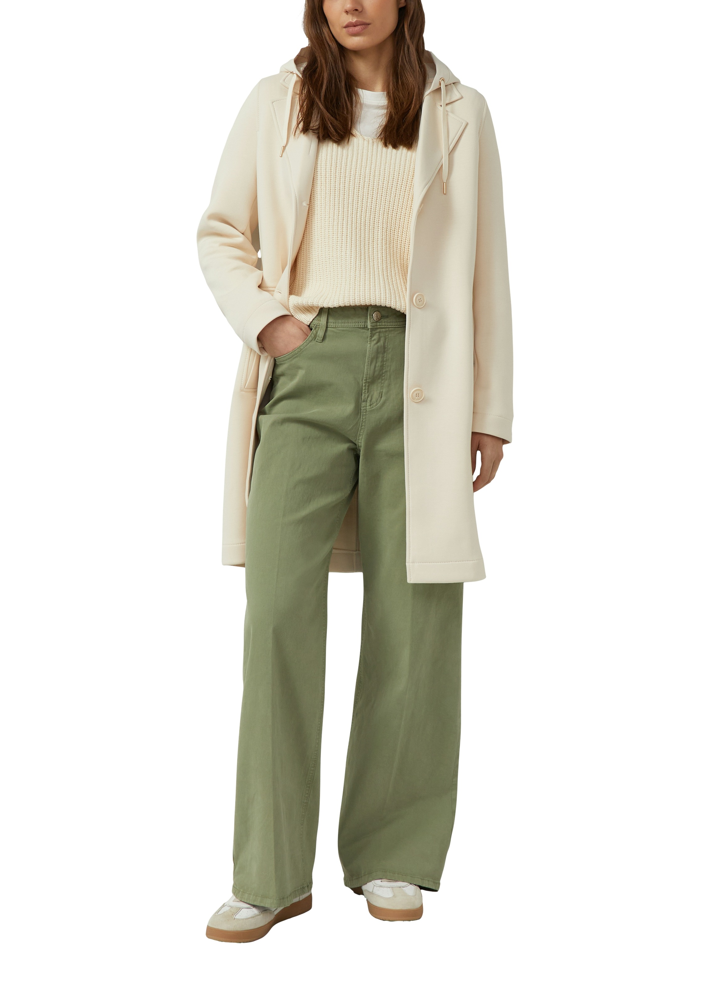 s.Oliver Langmantel mit Kapuze und Kordezug günstig online kaufen