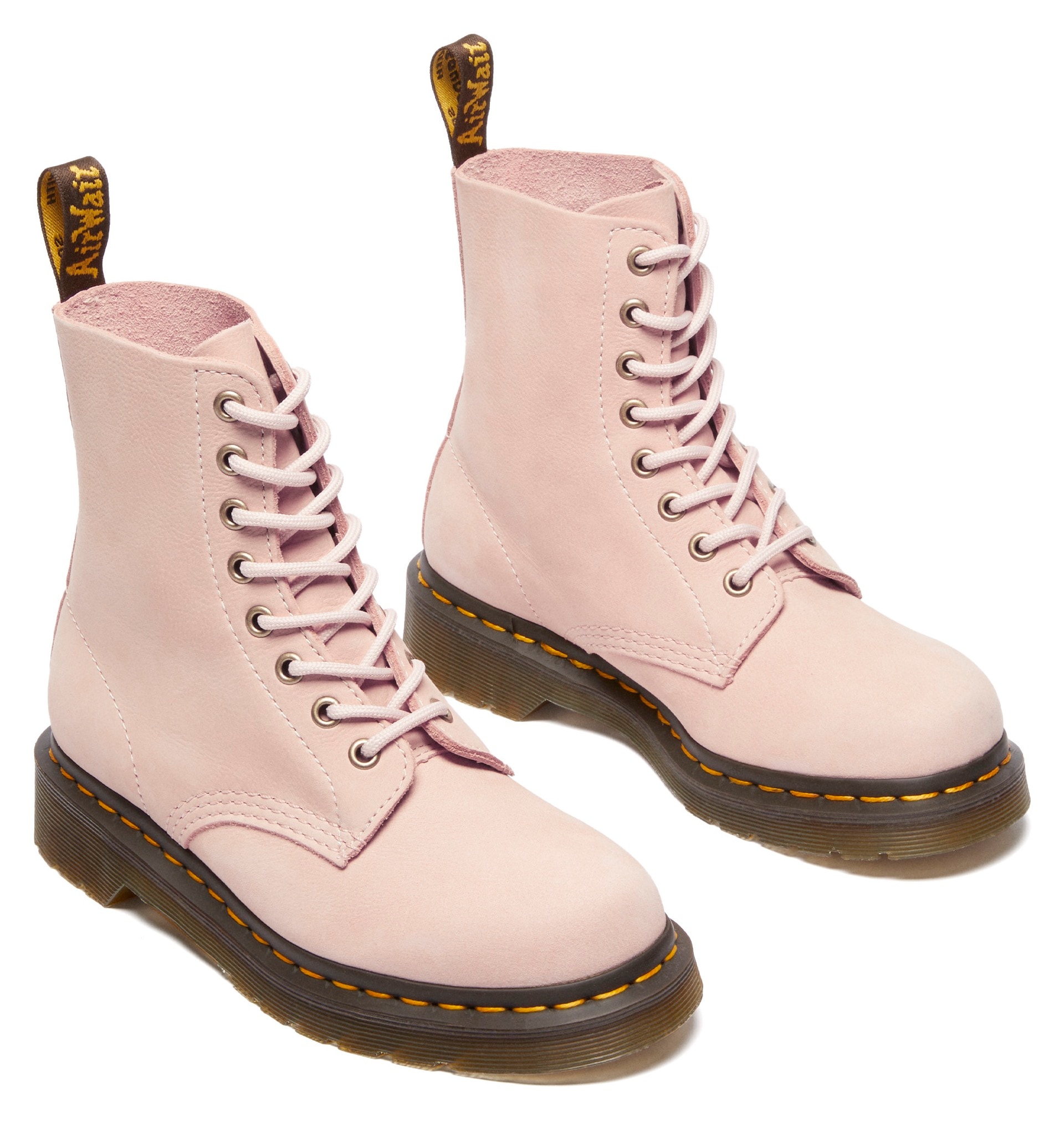 DR. MARTENS Schnürboots »Pascal 1460«, Stiefel, Boots aus weichem Nubukleder