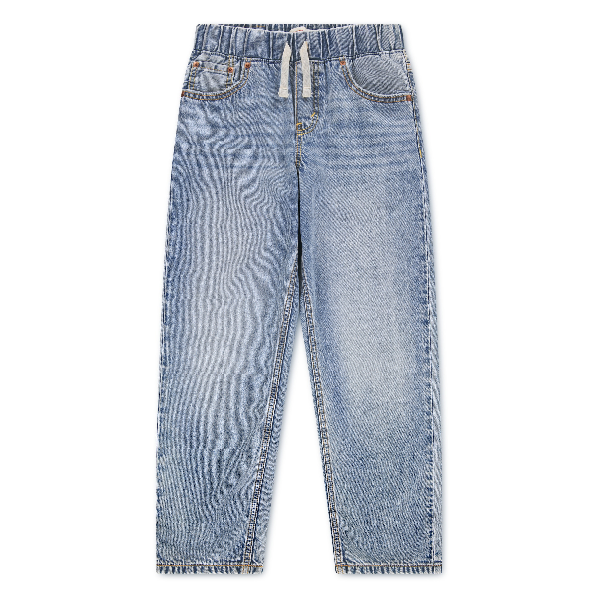 Levis Kids Loose-fit-Jeans "LVB PULL ON STAY LOOSE TAPER J" im Five-Pocket Style
