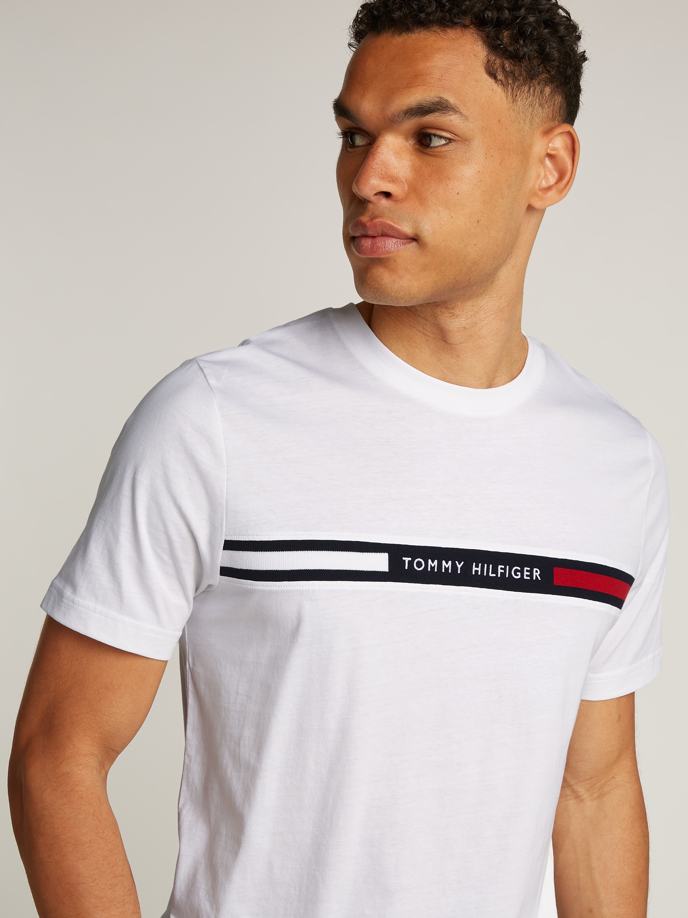 Tommy Hilfiger T-Shirt »HILFIGER CHEST INSERT TEE«