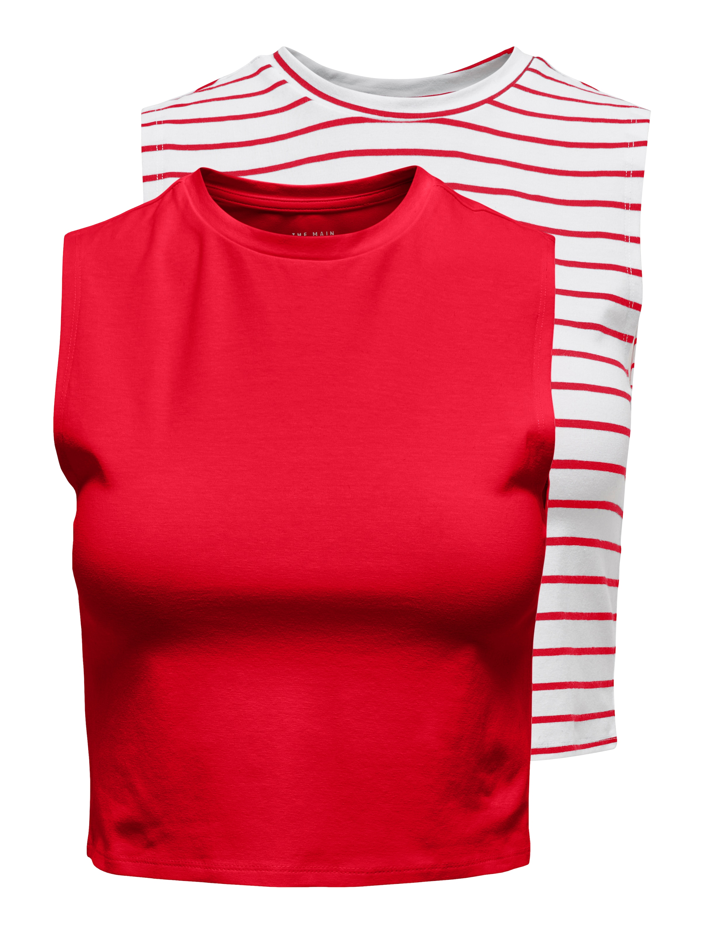 ONLY Crop-Top "ONLCHOICE S/L 2-PACK TOP BOX JRS" Packung, 2 Stk. tlg. günstig online kaufen