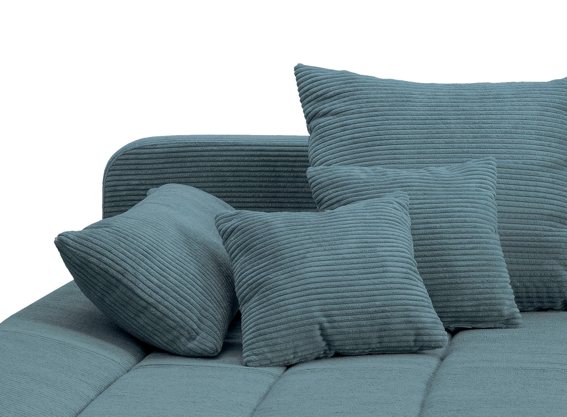 INOSIGN Ecksofa »Imola elegant und bequem, aktuelle Steppung im Sitz, L-Form«, wahlweise mit Bettfunktion