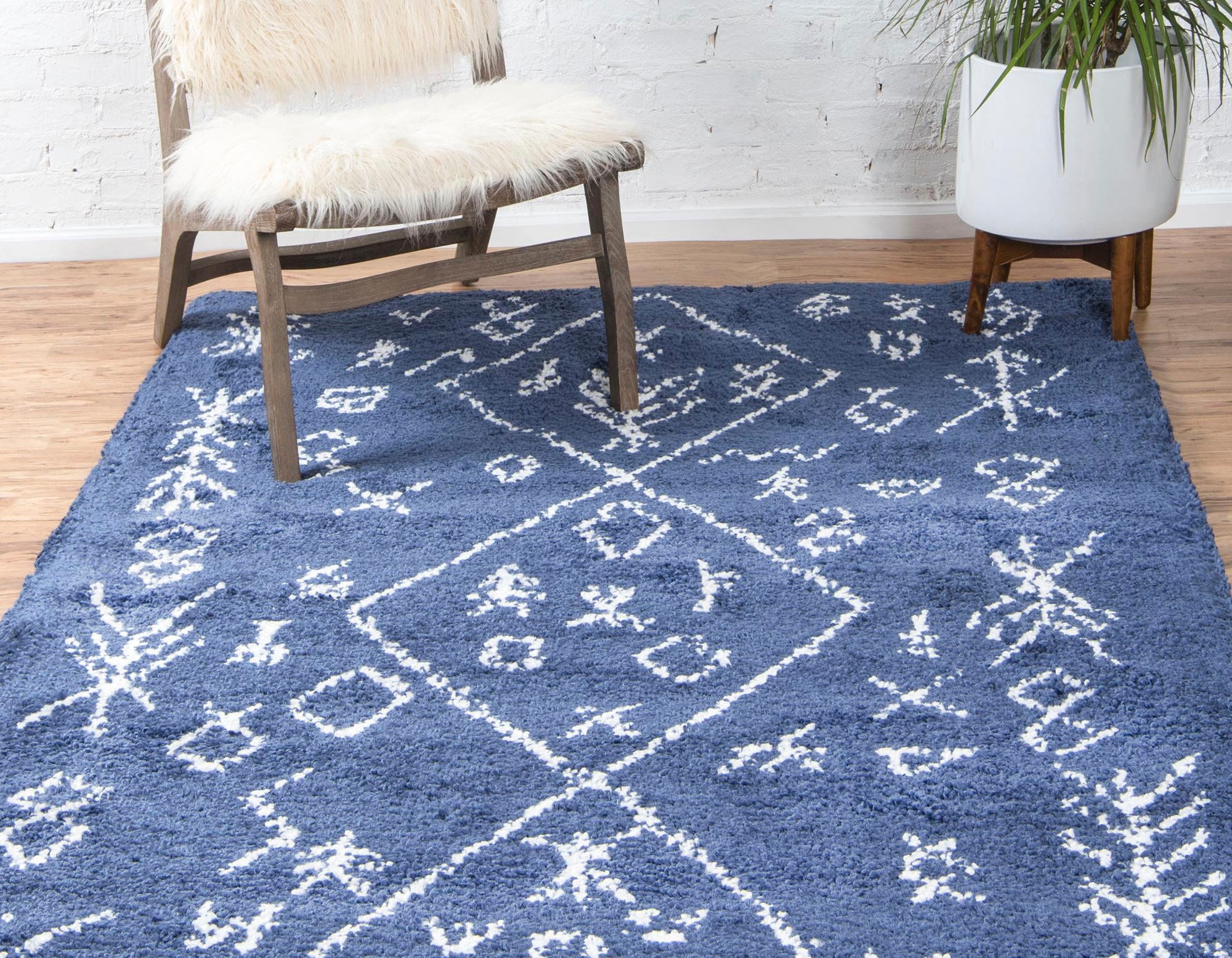Myflair Möbel & Accessoires Hochflor-Teppich »Temara Shag Lagerräumung«, rechteckig, 51 mm Höhe, gewebt, Scandi Design, ideal im Wohnzimmer & Schlafzimmer