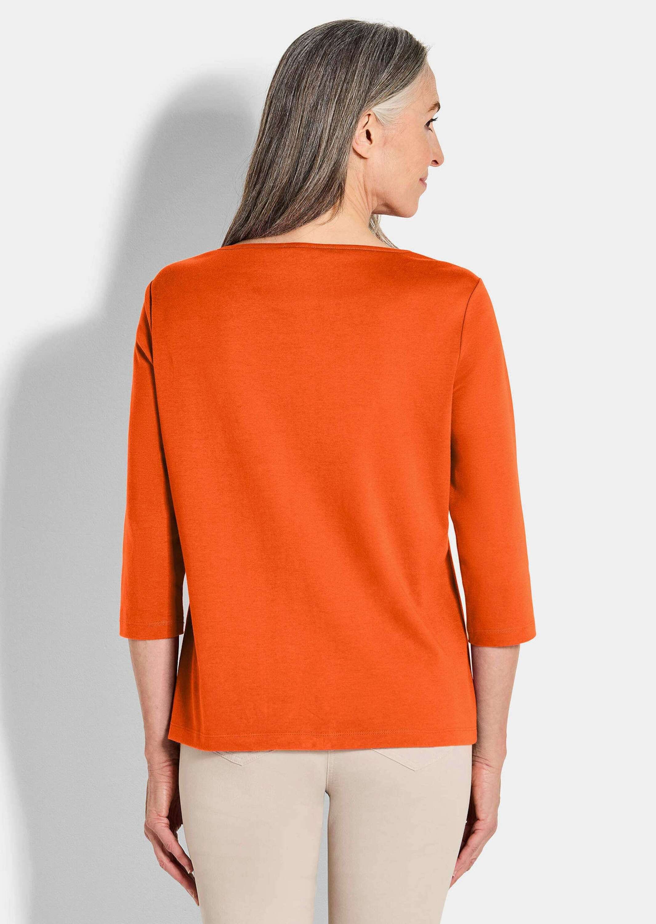 GOLDNER Kurzarmshirt »Kurzgröße Basic-Shirt aus Interlock-Jersey«