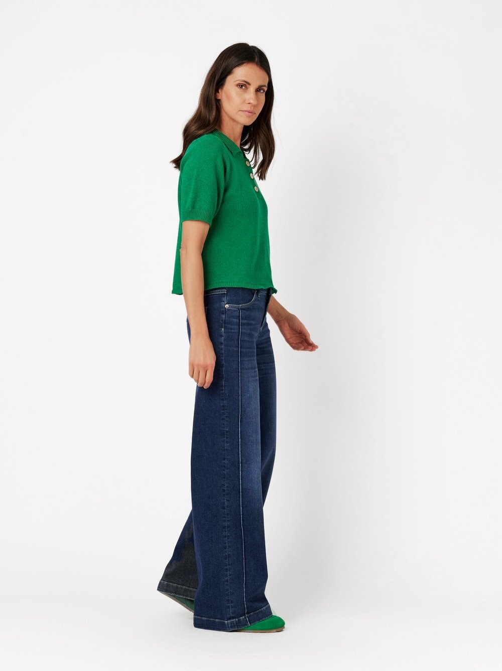 TONI Bootcut-Jeans »Ella Wide« mit Teilungsnähten