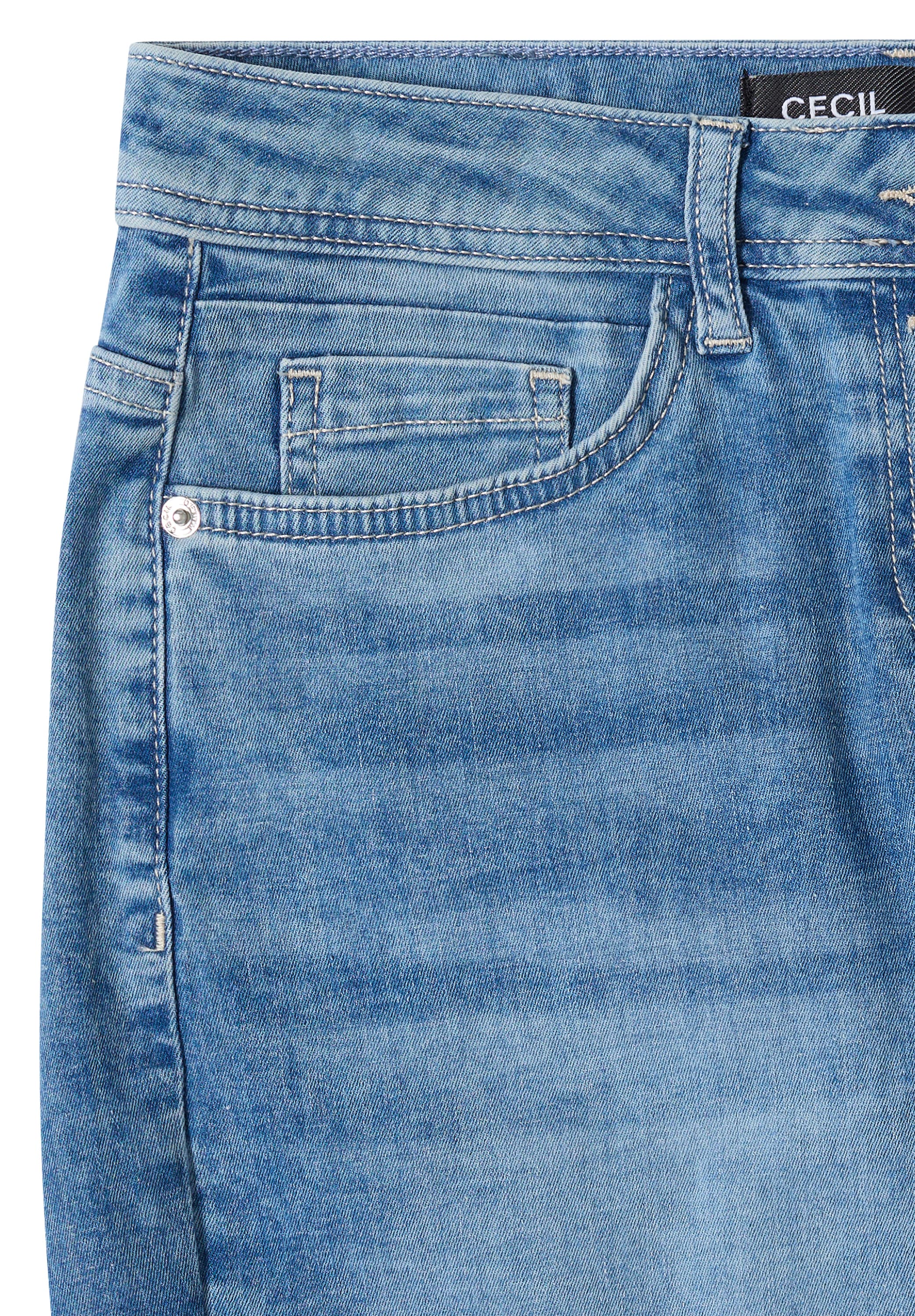 Cecil Comfort-fit-Jeans Middle Waist
