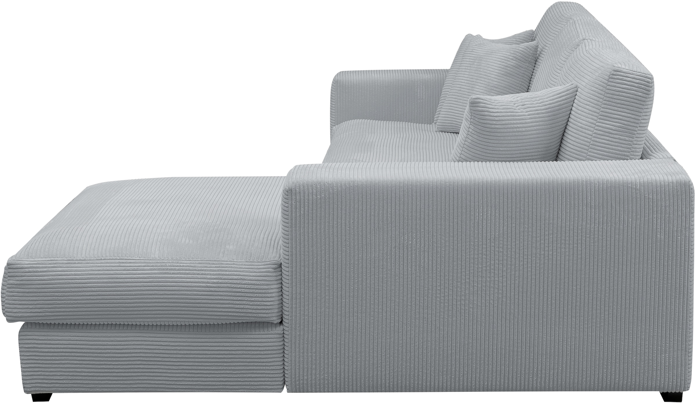 WERK2 Ecksofa »Eden modern und zeitlos, geschmackvolles Sofa, Breite 286cm, L-Form«, Design Ecksofa in Cord mit besonders weichem Sitzkomfort