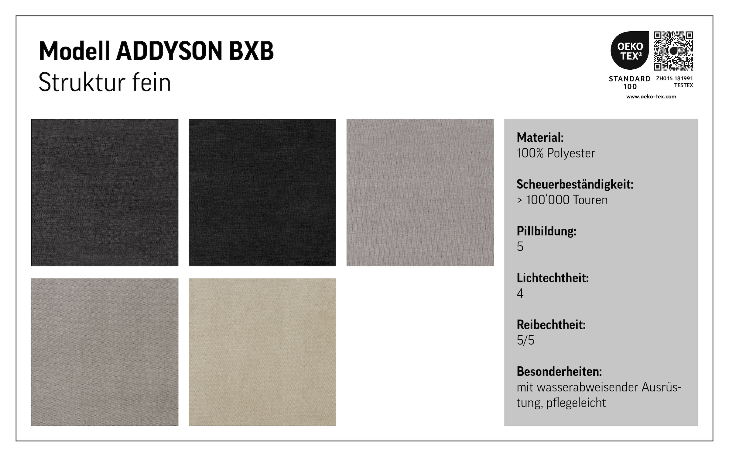 LeGer Home by Lena Gercke Boxspringbett »Addyson« Härtegrade H2, H3 und H4 wählbar,  Boxspringbett inkl. Topper, 2 Matratzen