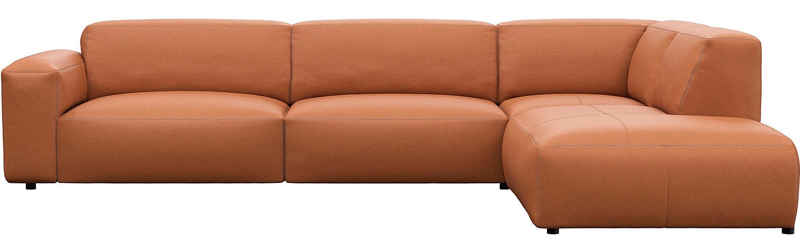 FLEXLUX Ecksofa »Lucera, super bequem durch hochwertigen Sitzaufbau mit Kaltschaum«, modern &...