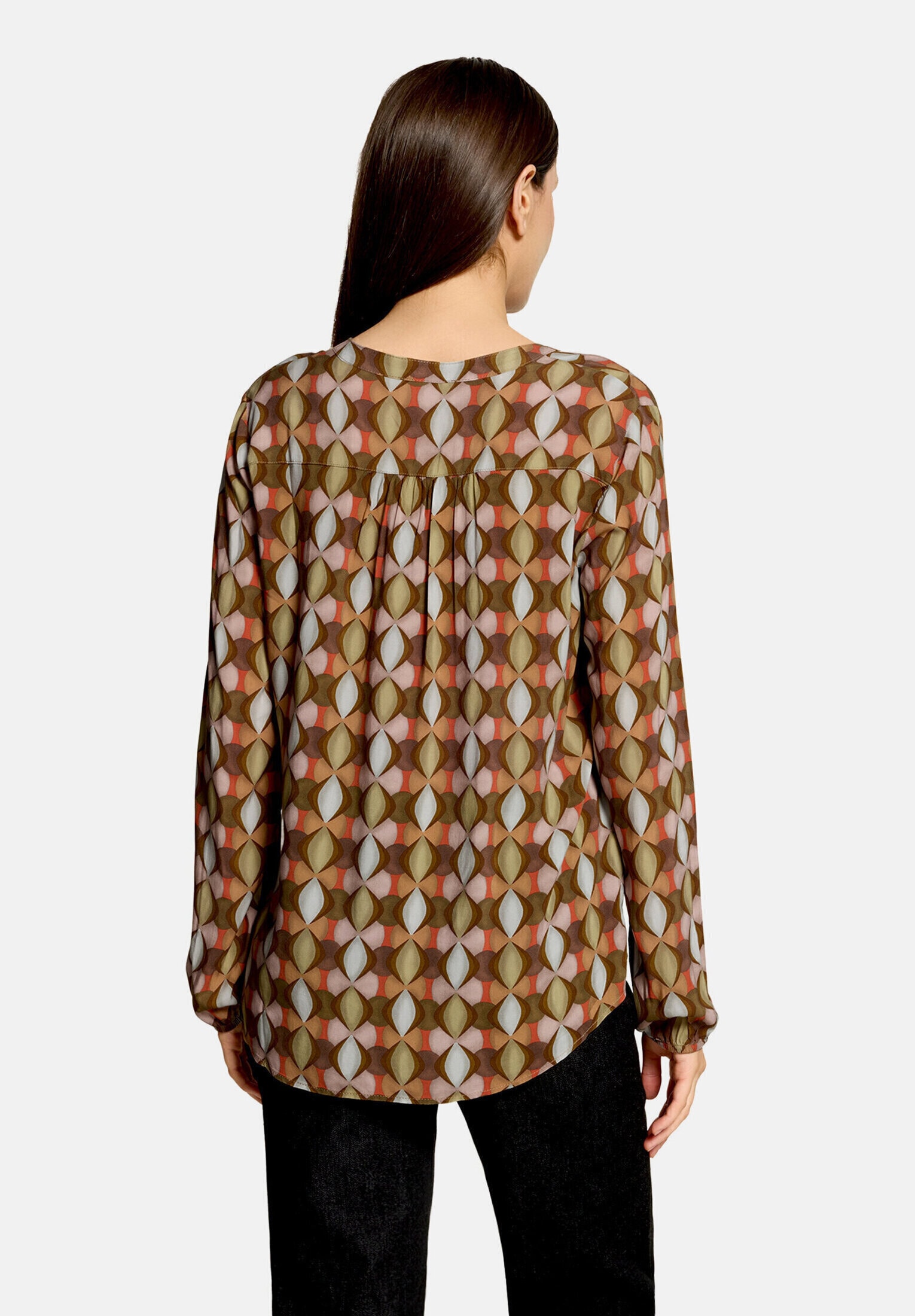 Cartoon Shirtbluse »Damen mit Muster«