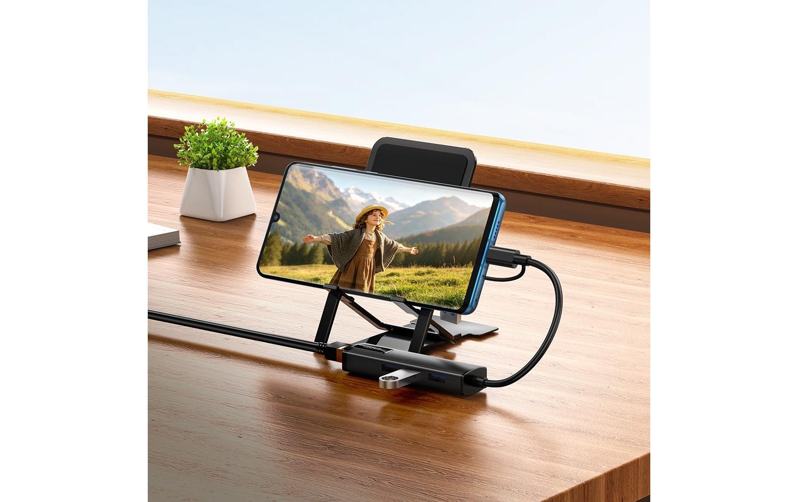 onit USB-Adapter »USB-Hub C/A – 3A1RJ45«
