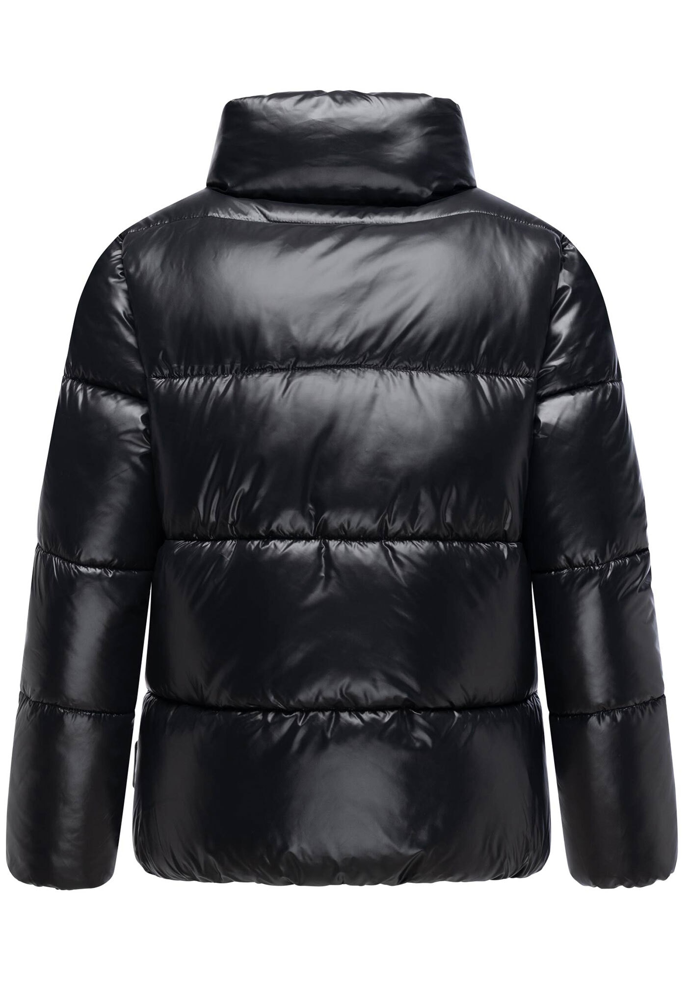 Marikoo Winterjacke »Hazalee«, mit leicht gläzendem Obermaterial und hohem Kragen