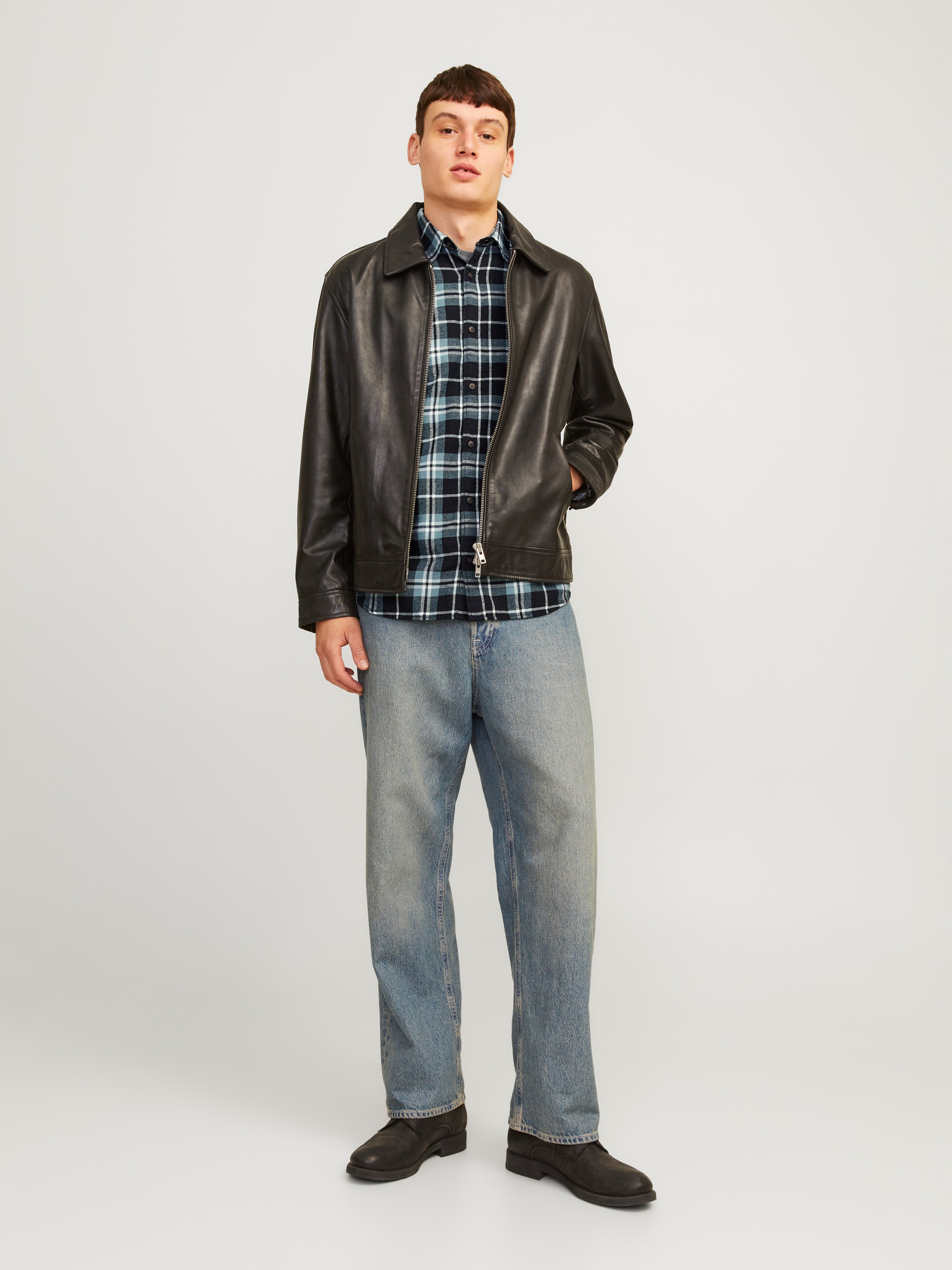 Jack & Jones Langarmhemd »JJJOSHUA FALL FLANNEL SHIRT LS«
