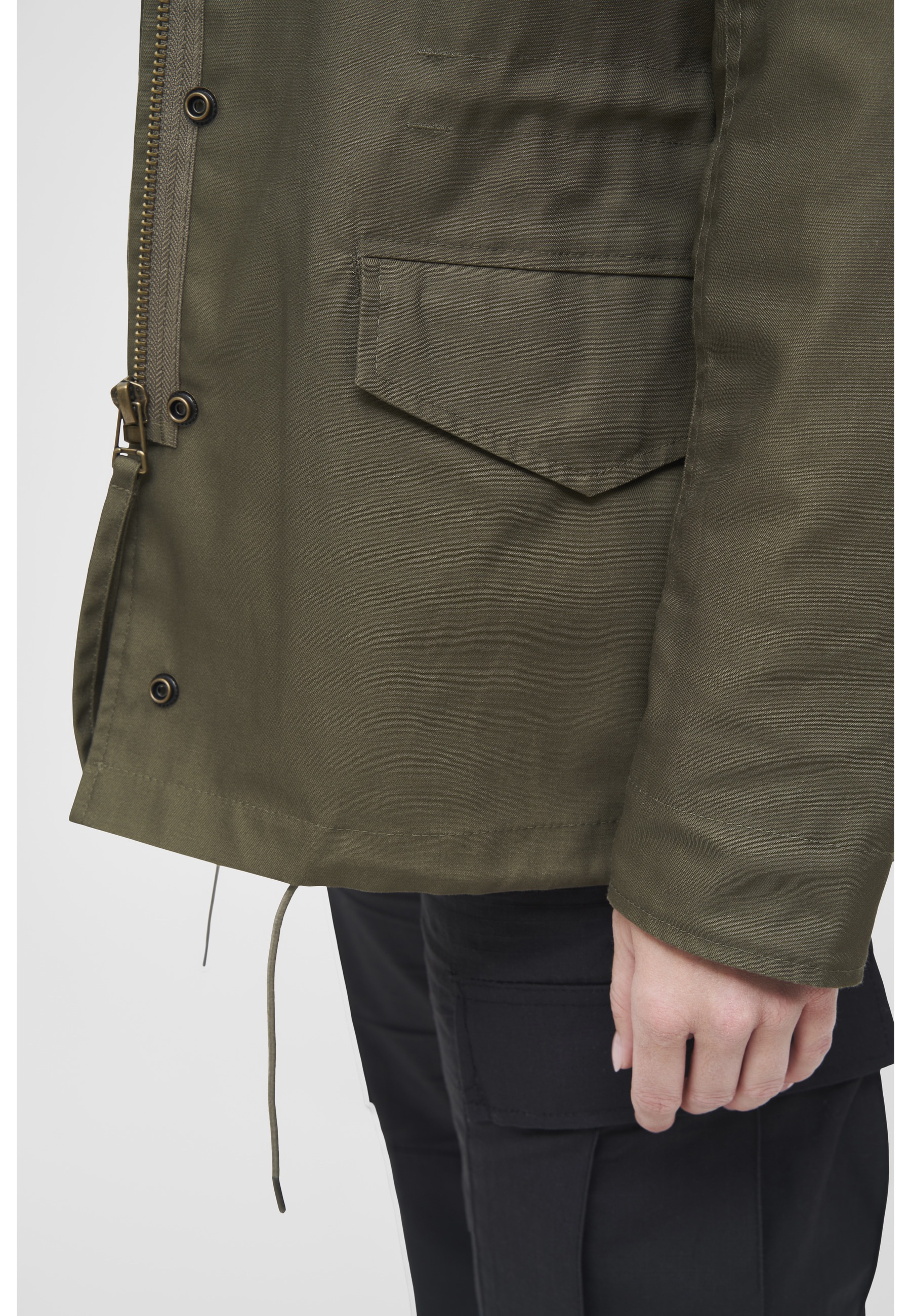 Brandit Parka »Brandit Damen Ladies M65 Standard Jacket« 1 Stk. tlg. mit Kapuze