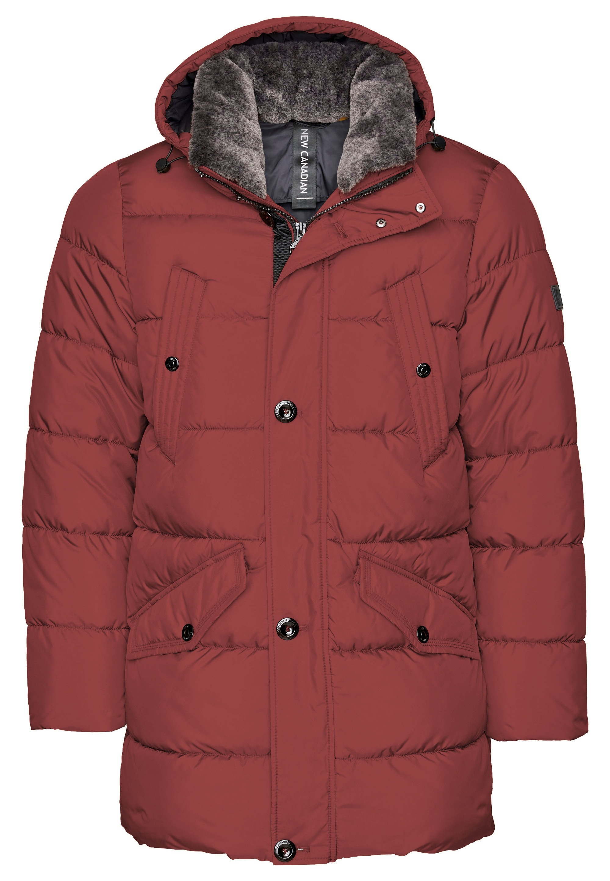 New Canadian Steppjacke, mit abnehmbarem Innenkragen