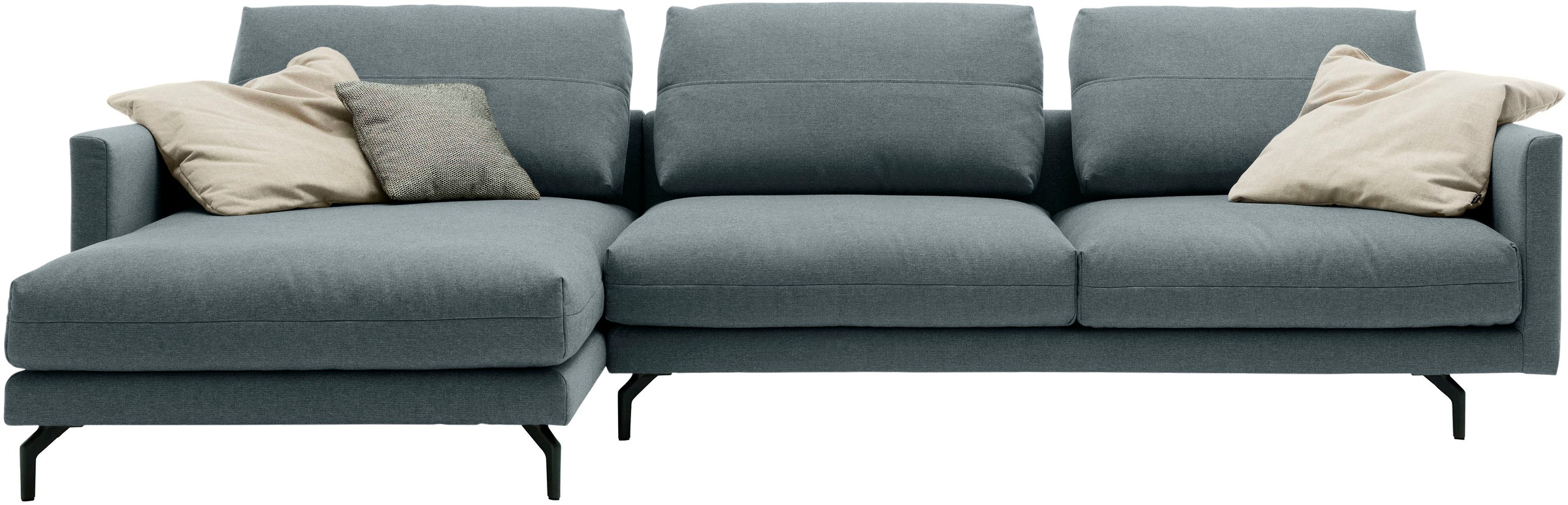 Creation BY ROLF BENZ Ecksofa »CR.414, Designecksofa, Polsterecke, L-Form«, wahlweise aus feinstem Rindsleder oder hochwertigem Chenille