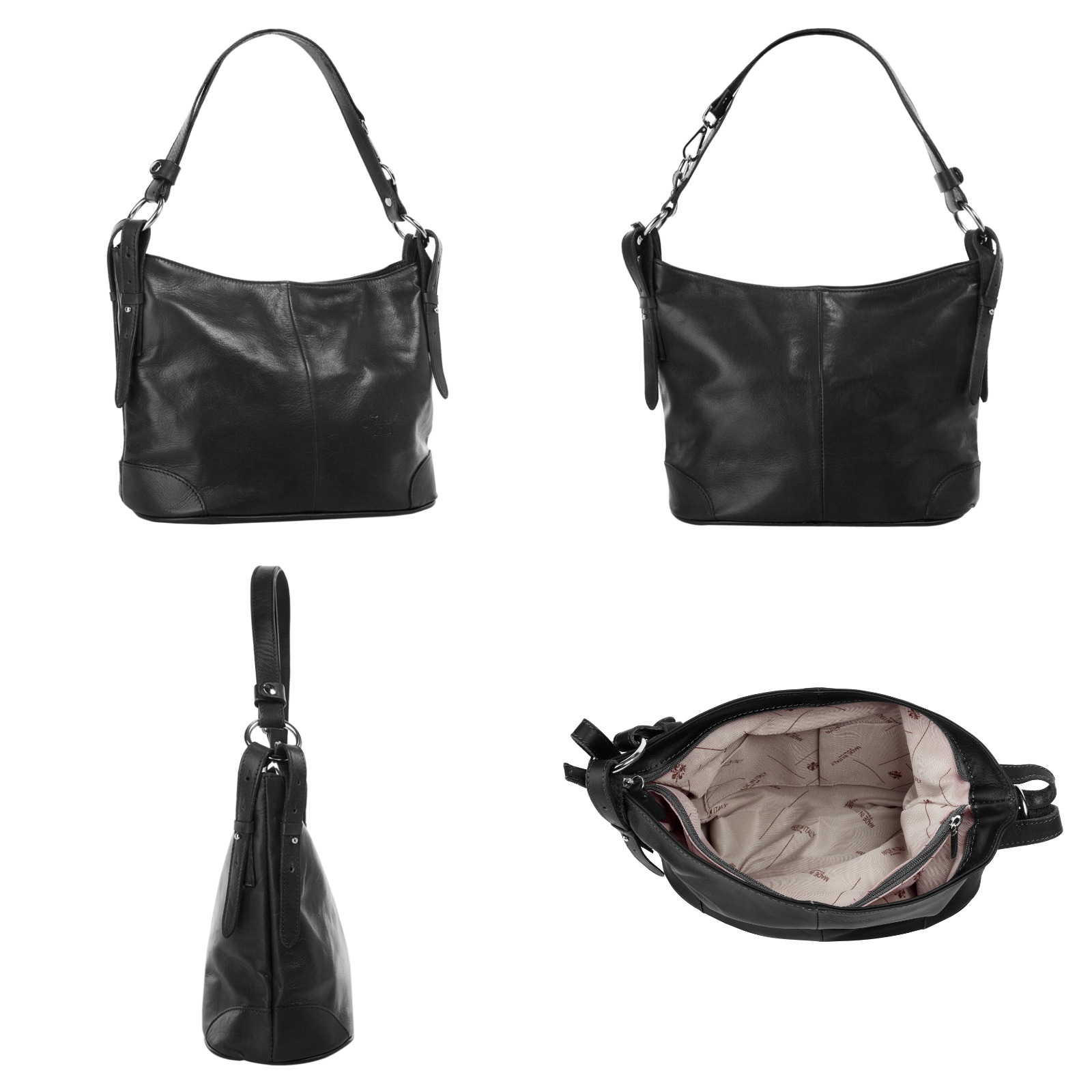 Samantha Look Umhängetasche echt Leder, Made in Italy günstig online kaufen