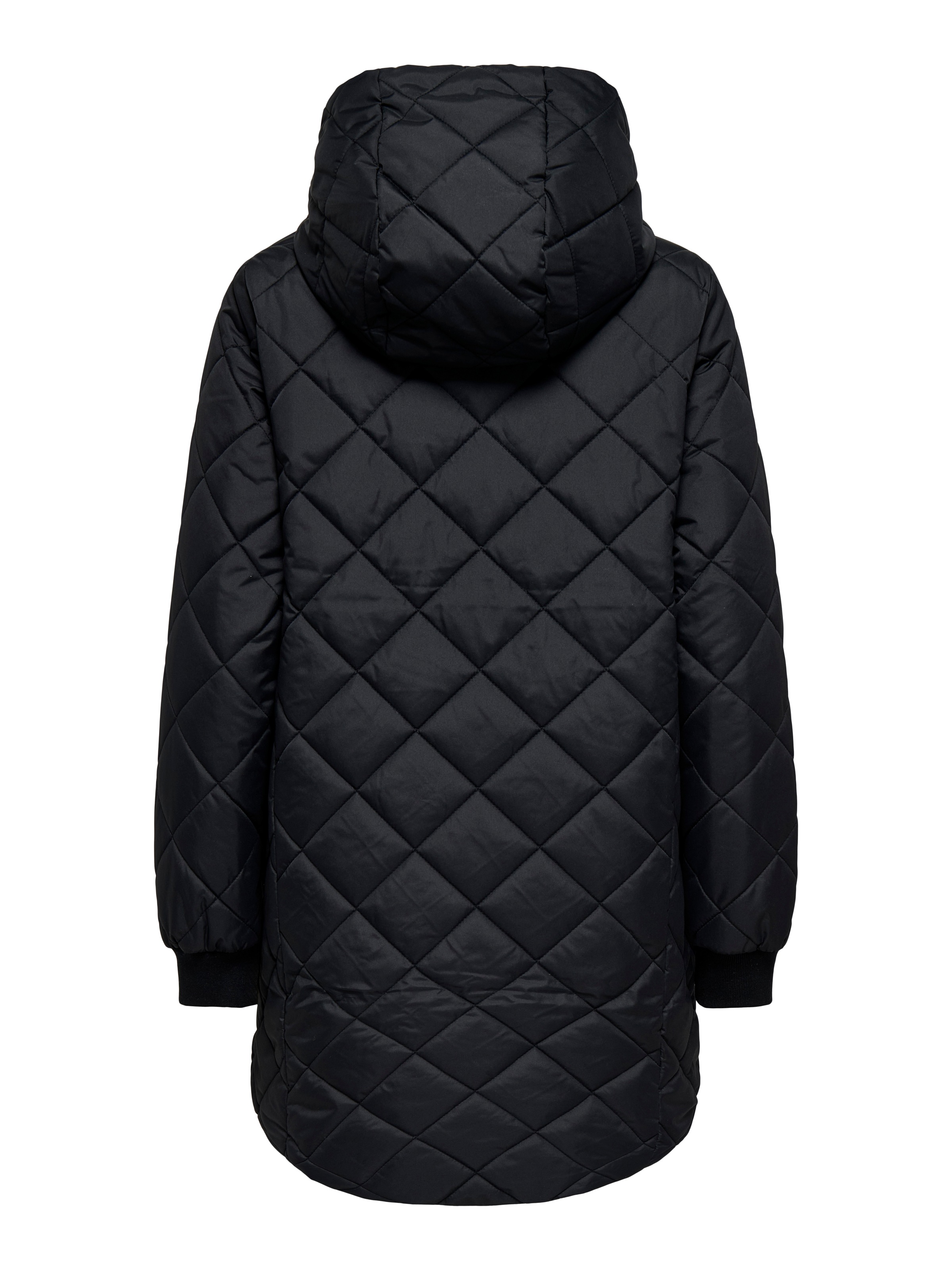 Thumbnail - ONLY Steppmantel "ONLJULIET QUILTED HOOD ZIP COAT OTW NOOS" Kunstfaser