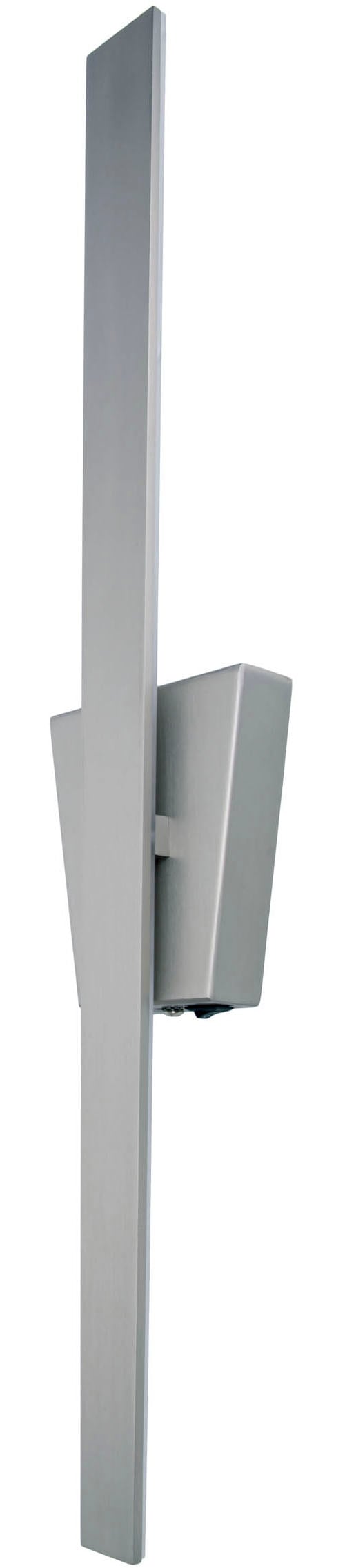 näve LED Wandleuchte »"TREVOR"«, 1 flammig, nickel-matt, trapezförmiger Baldachin, inkl. Kippschalter, Höhe 62cm