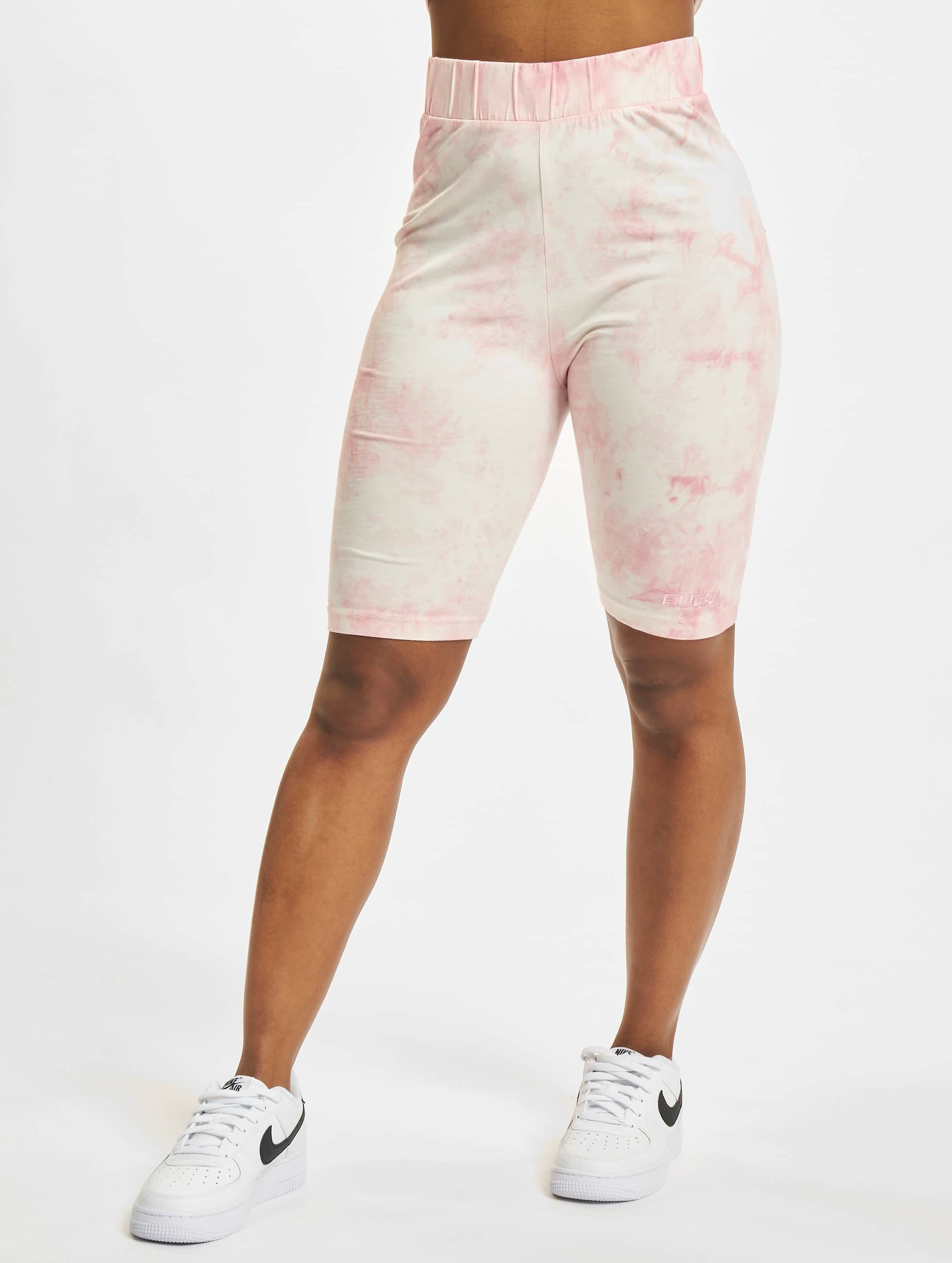 Fubu Stoffhose »Fubu Damen FW222-006-1 FUBU Corporate Tiedye Cycling Shorts«, (1 tlg.)