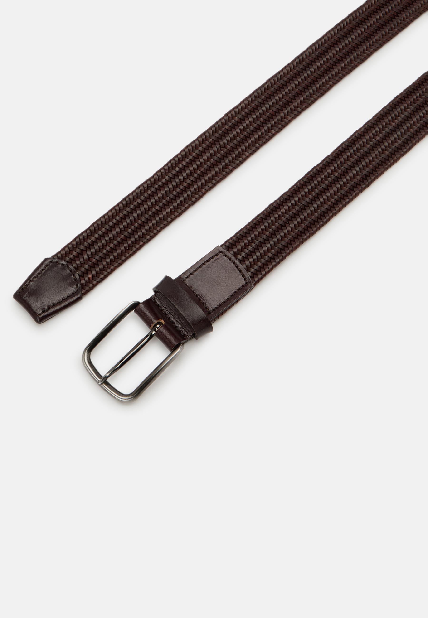 Ledergürtel LLOYD MEN’S BELTS "Lloyd Belts Herrengürtel 0258", Herren, Gr. 90, braun (dunkelbraun), Leder, Gürtel Ledergürtel 3