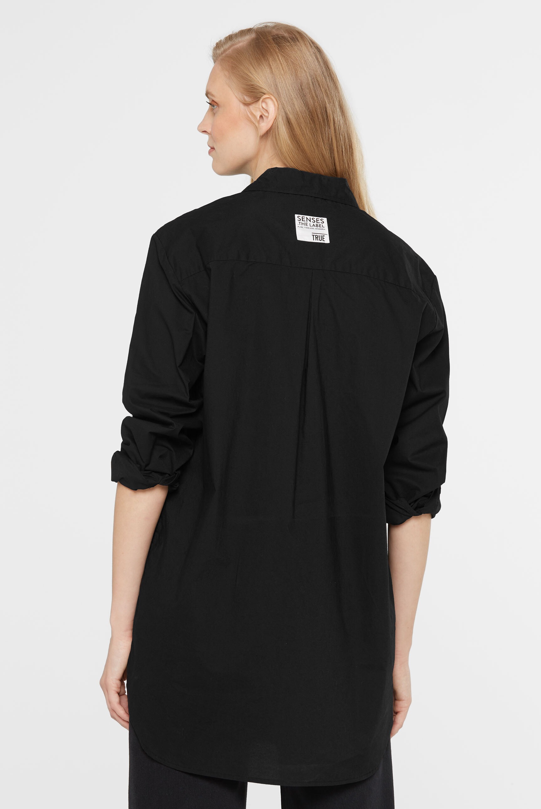 SENSES.THE LABEL Langarmbluse, mit Rückenpasse