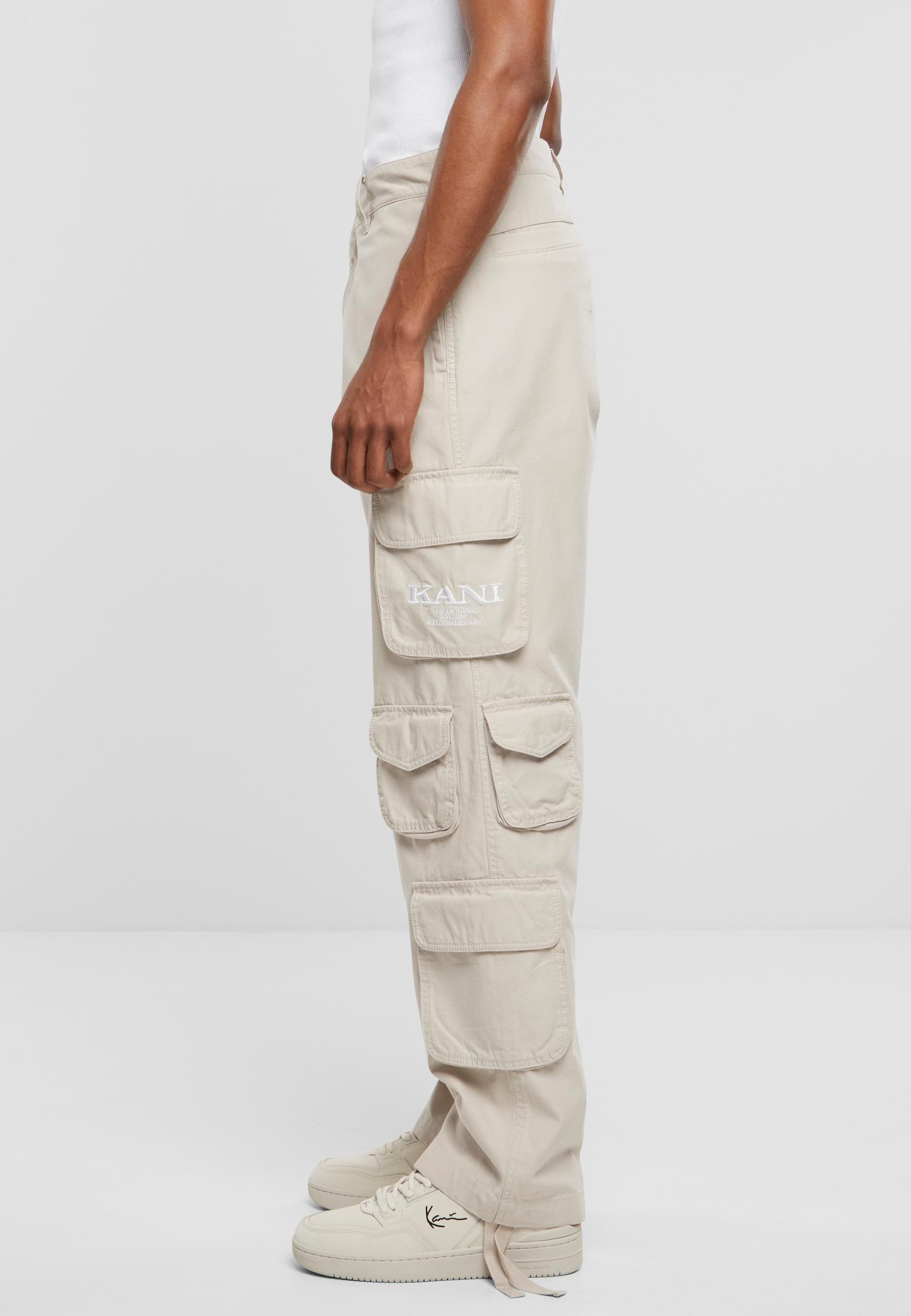 Karl Kani Cargohose »Karl Kani Herren Retro Washed Cargo Pants«, (1 tlg.)