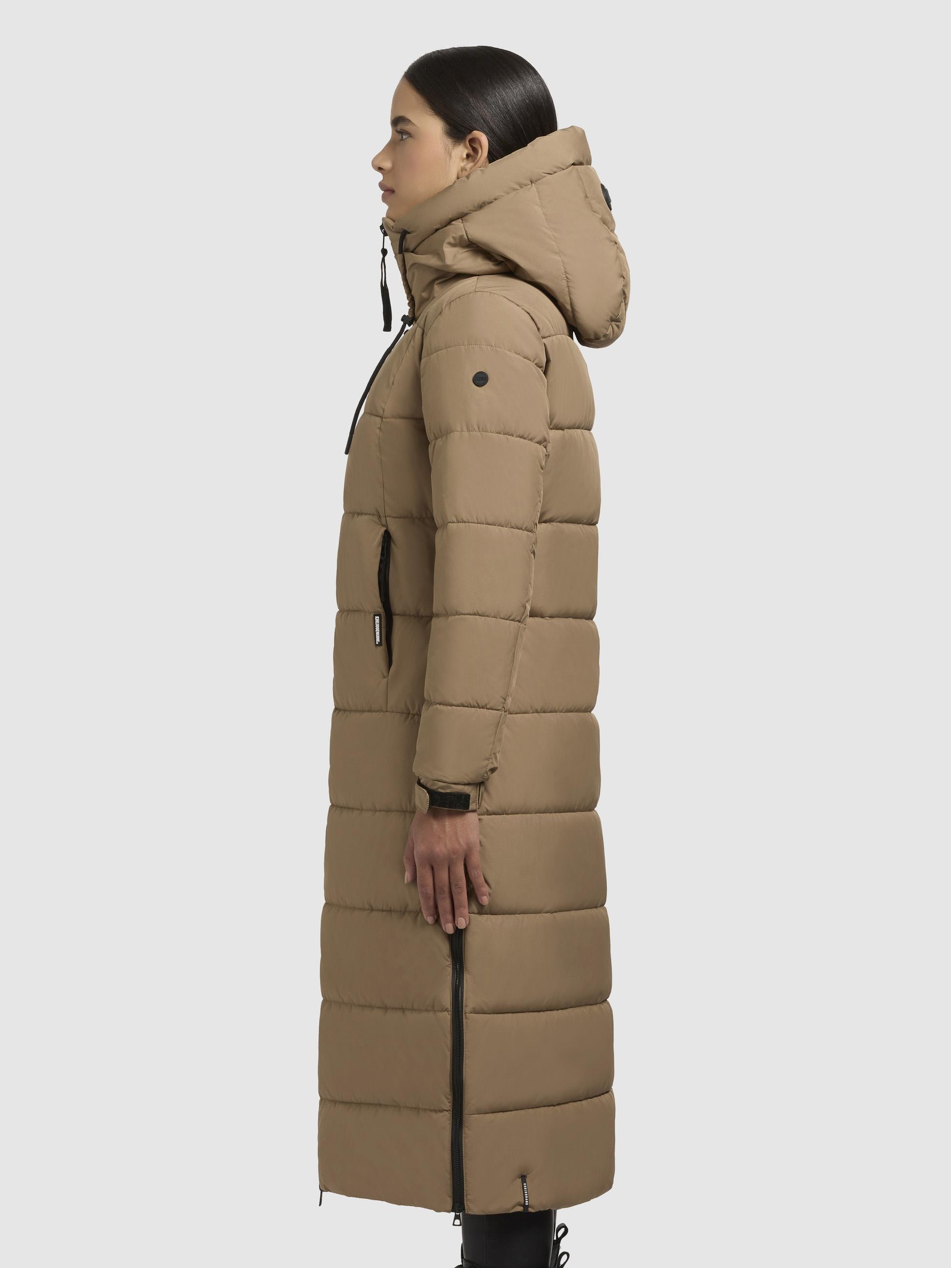 khujo Steppmantel "Deria3-YM", Extralanger gesteppter Damen Mantel günstig online kaufen