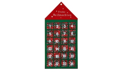 befüllbarer Adventskalender »Haus, Weihnachtsdeko«, ab 6 Jahren