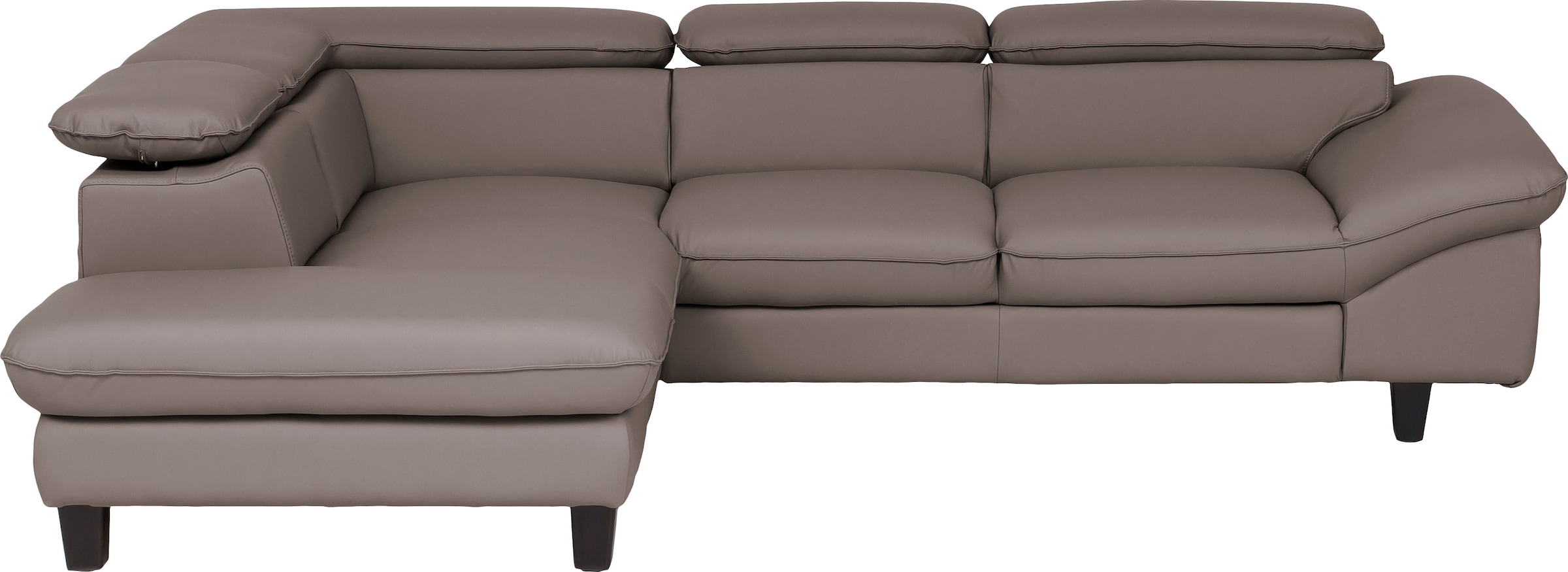 Home affaire Ecksofa »Pilot L-Form«, mit Kopfteilverstellung, wahlweise mit Bettfunktion & Bettkasten