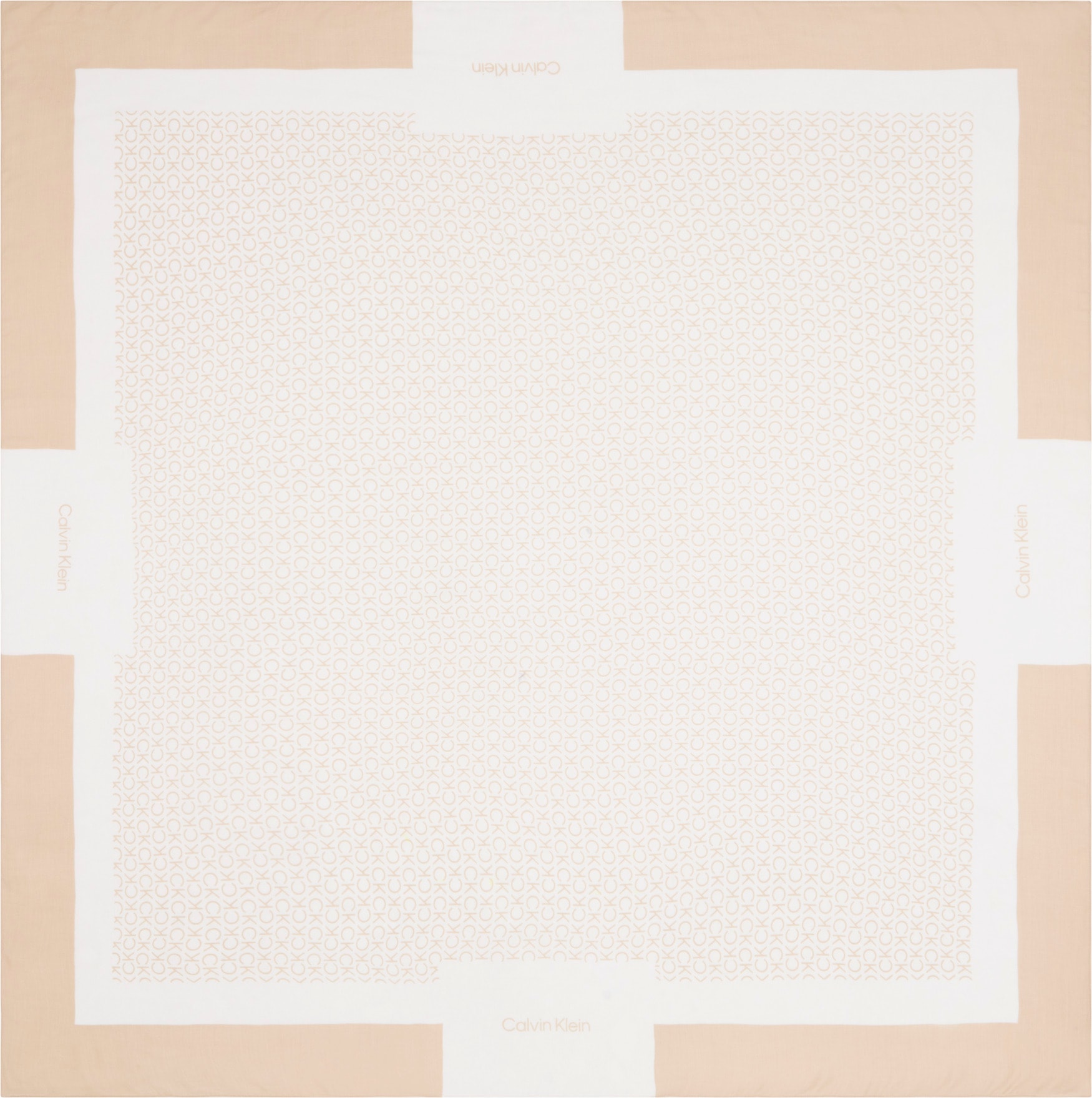 Calvin Klein Schal »GEO MINIMAL SCARF 130X130«, mit Logo-Print