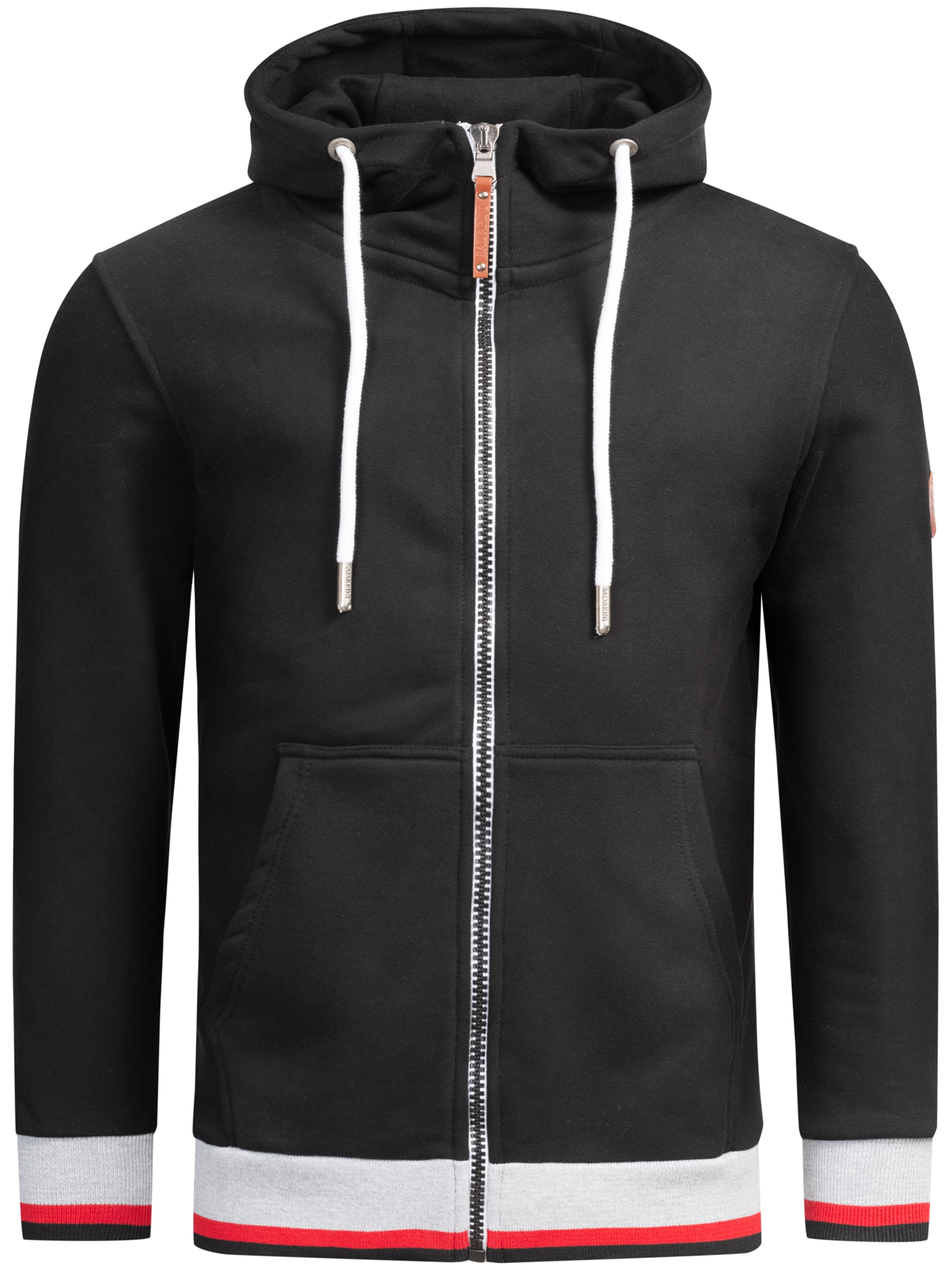 Alessandro Salvarini Sweatjacke »ASRevellio«, mit großer Kapuze