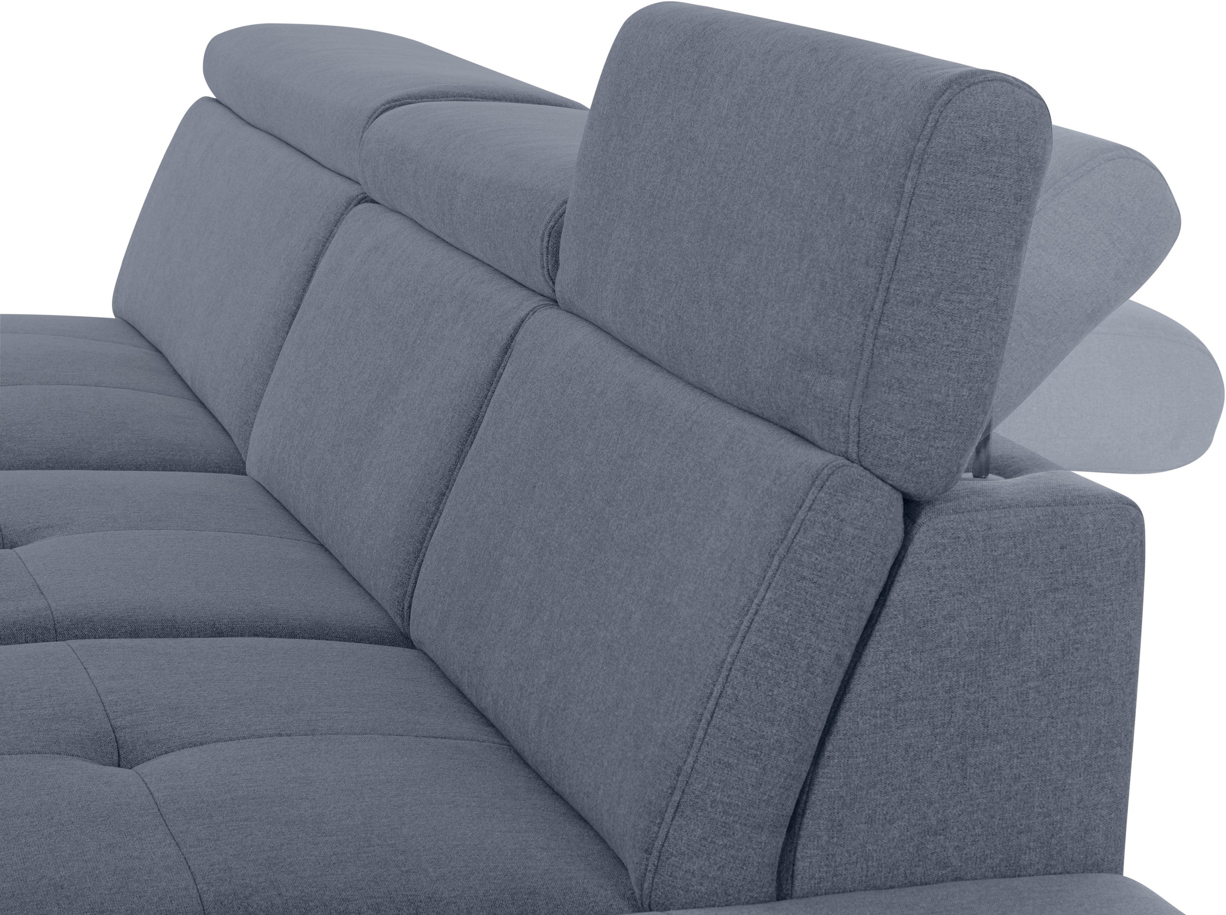 INOSIGN Ecksofa »Cardiz L-Form«, inkl.Kopfteilverstellung und Federkern wahlweise mit Bettfunktion