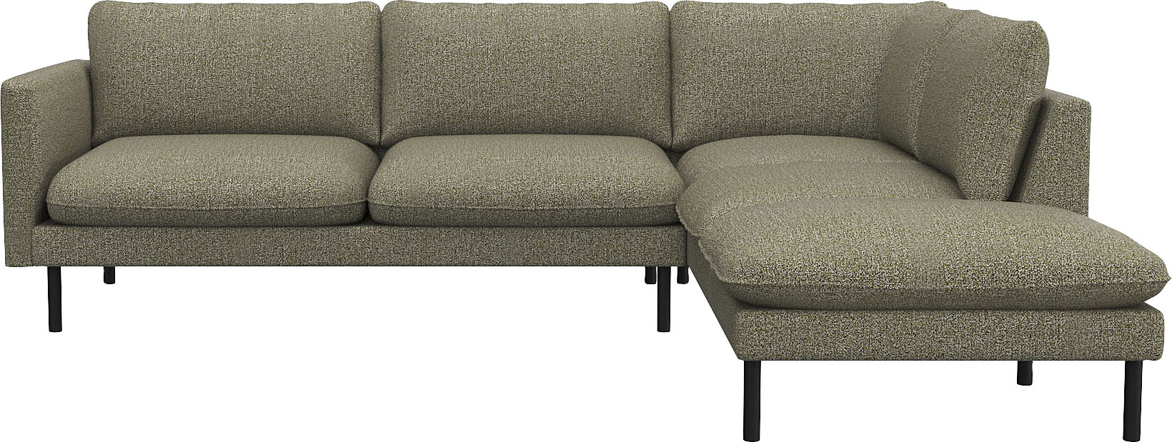 FLEXLUX Ecksofa "Bolzano Designsofa, bequem durch Kaltschaum im Sitz, L-Form" lose Sitz -& Rückenkissen, hohe Füße
