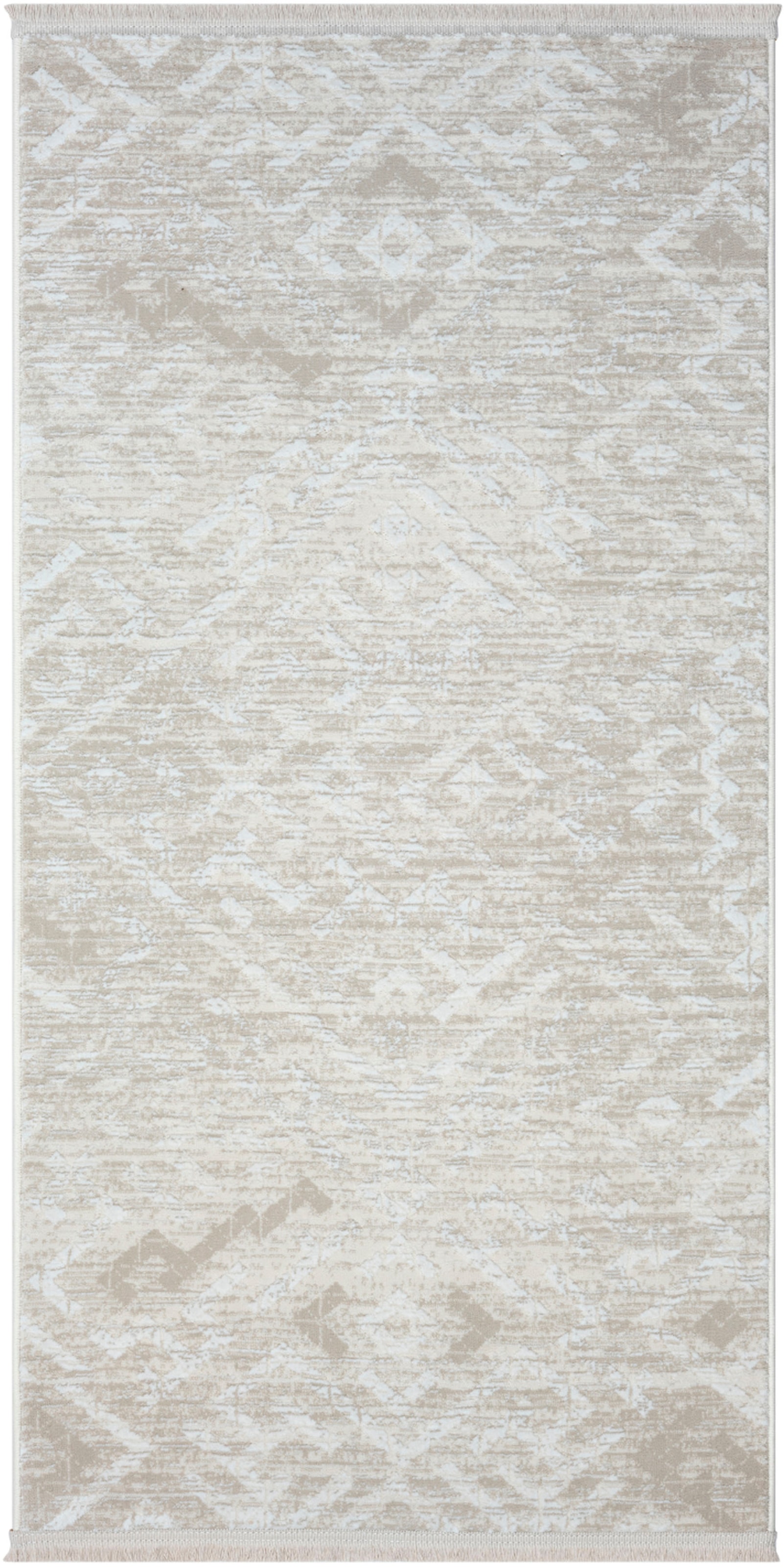 Myflair Möbel & Accessoires Teppich »My Type 2 Lagerräumung«, rechteckig, 10 mm Höhe, Kurzflor, Ethno-Style, besonders weich durch Microfaser, mit Fransen