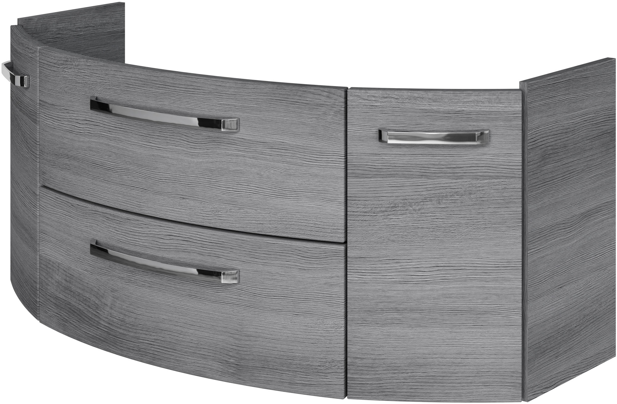 Saphir Badmöbel-Set »Serie 4010 2-teilig Keramik-Waschtisch mit LED-Spiegelschrank«, (Set), Badezimmer Set 122 cm breit, inkl. Türdämpfer, 5 Türen, 2 Schubladen