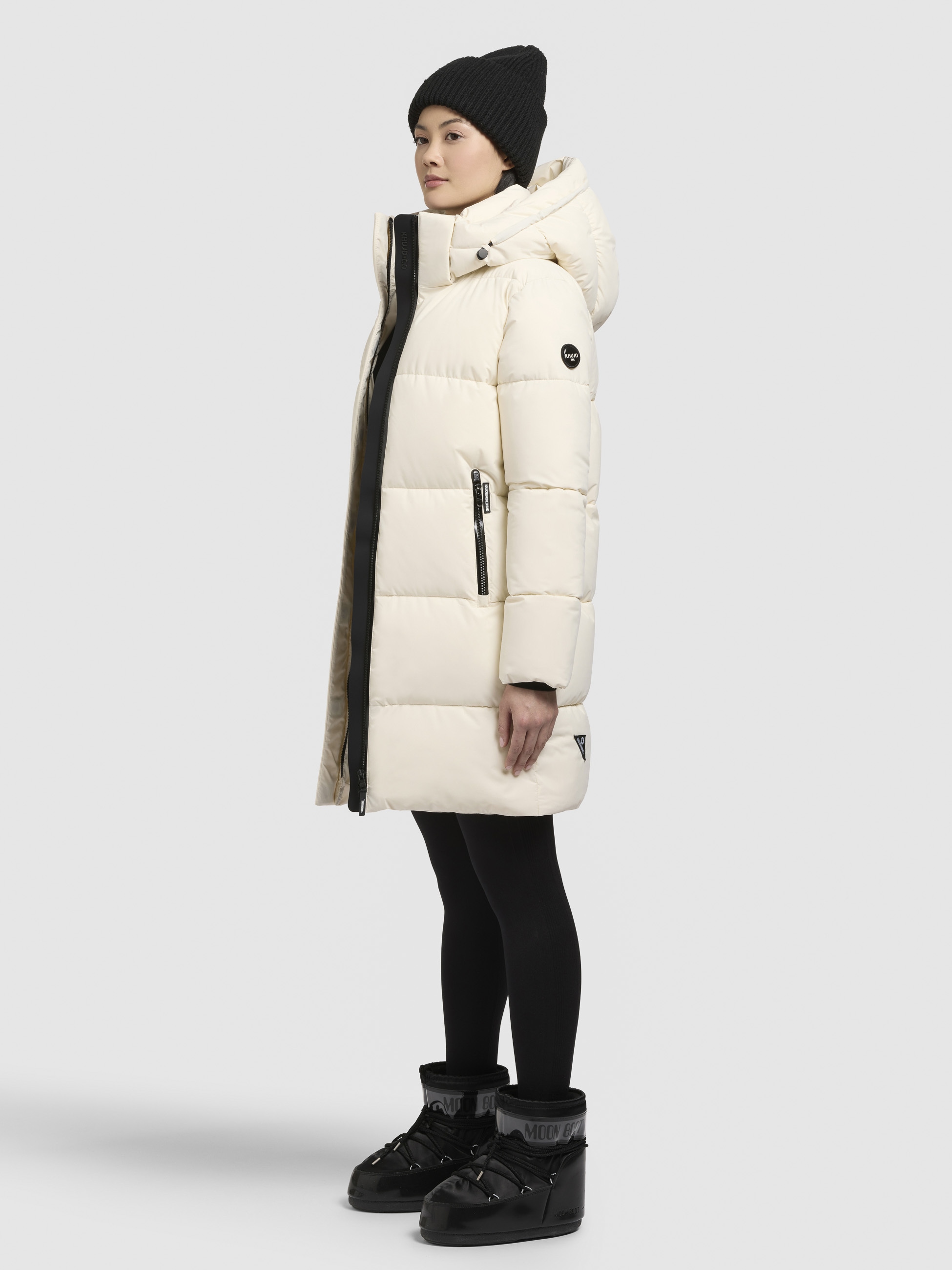 khujo Steppjacke »HAYA MATT«, mit Kapuze