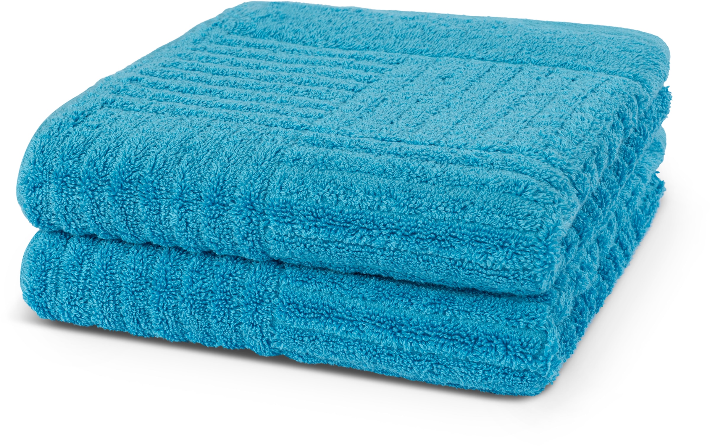 Handtücher ROSS, B:50cm L:100cm, blau, Frottier, Frottier, Badezimmer, Handtücher, "CARRE", 100% Baumwolle, Rippenstruktur, große Farbauswahl