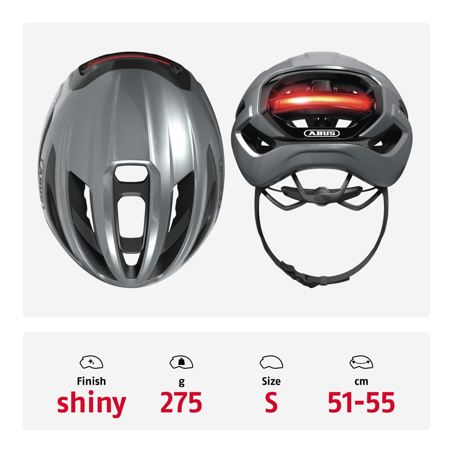 ABUS Fahrradhelm »TAIPAN LED«