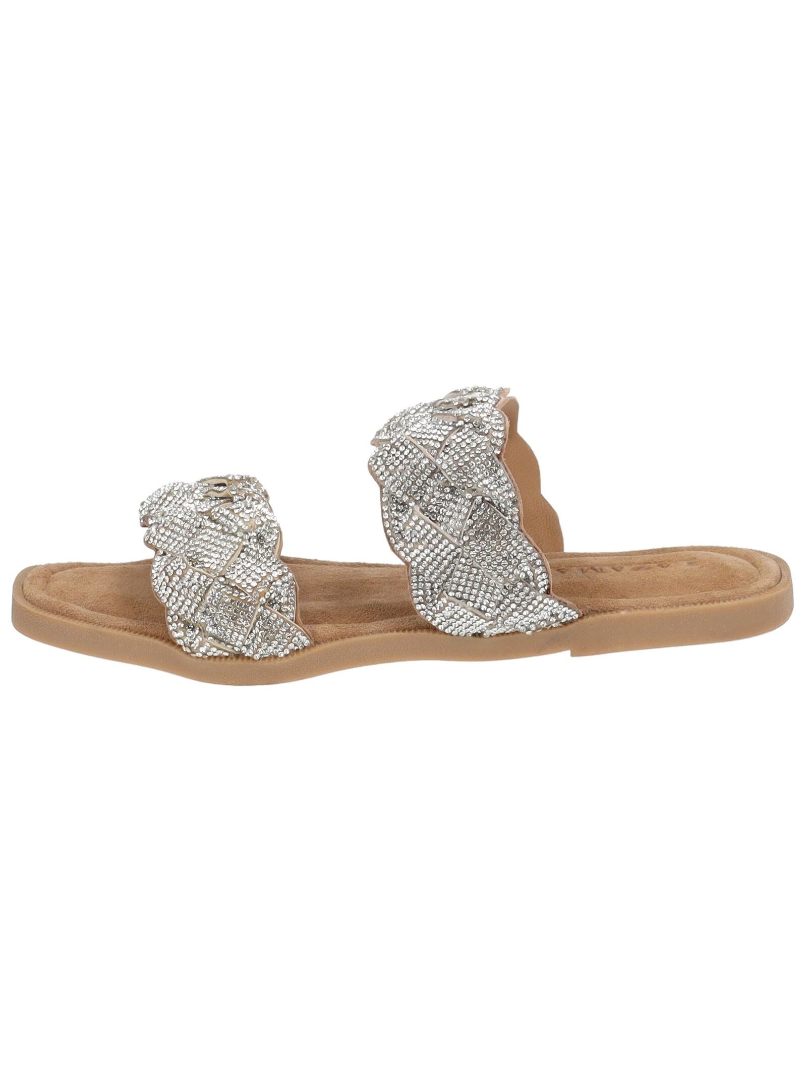 Lazamani Pantolette "Lazamani Pantoletten Leder/Textil" günstig online kaufen