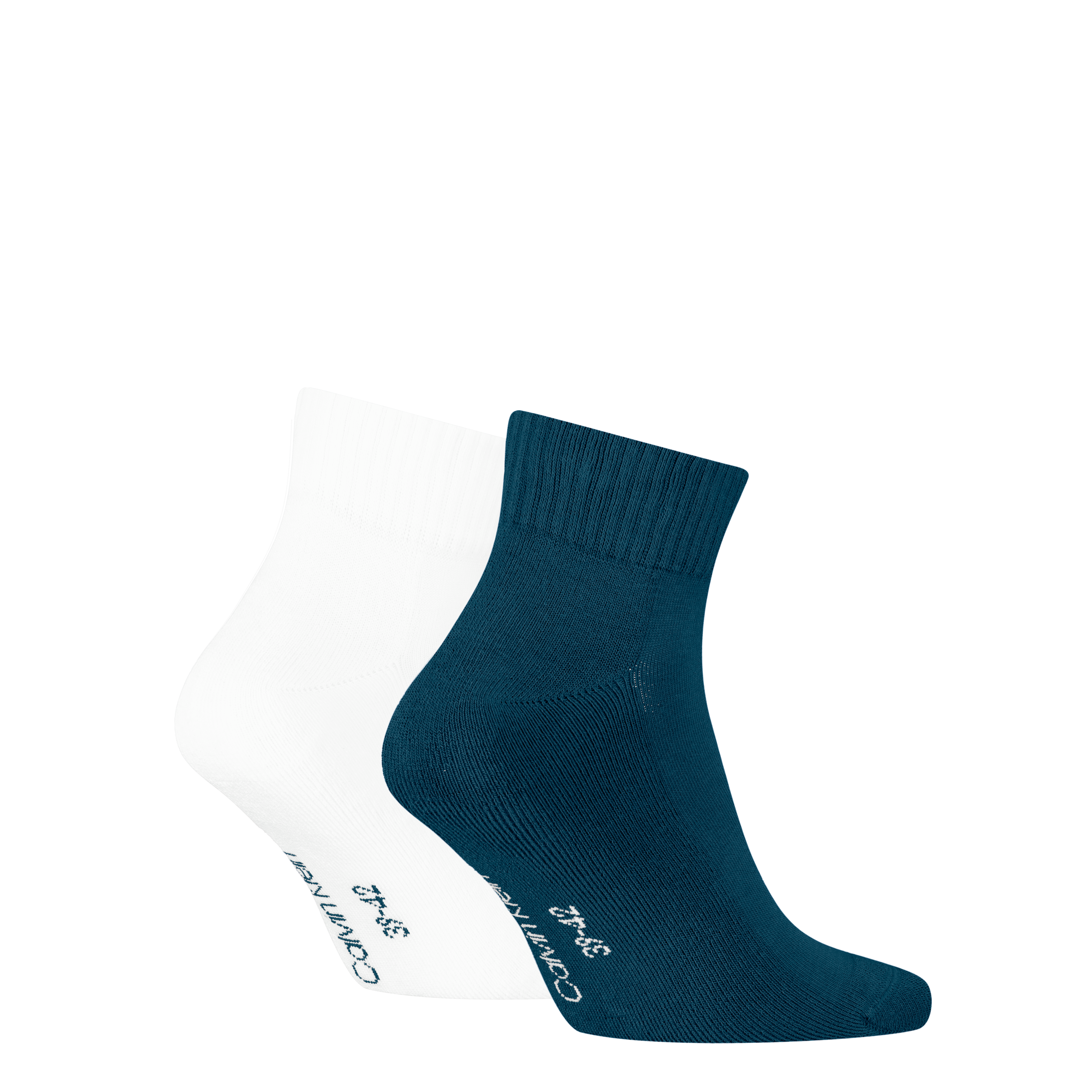 Calvin Klein Jeans Kurzsocken »CKJ MEN QUARTER 2P MONOGRAM«, (2 Paar, 2 Paar), mit dezenter Logostickerei